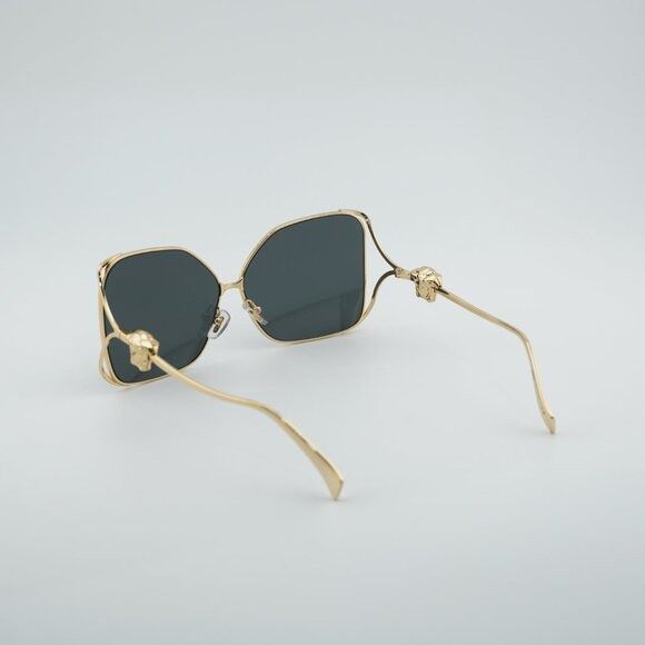 Versace Versace VE2288 100287 Sunglasses Gold Square Frame Size ONE SIZE - 10 Thumbnail