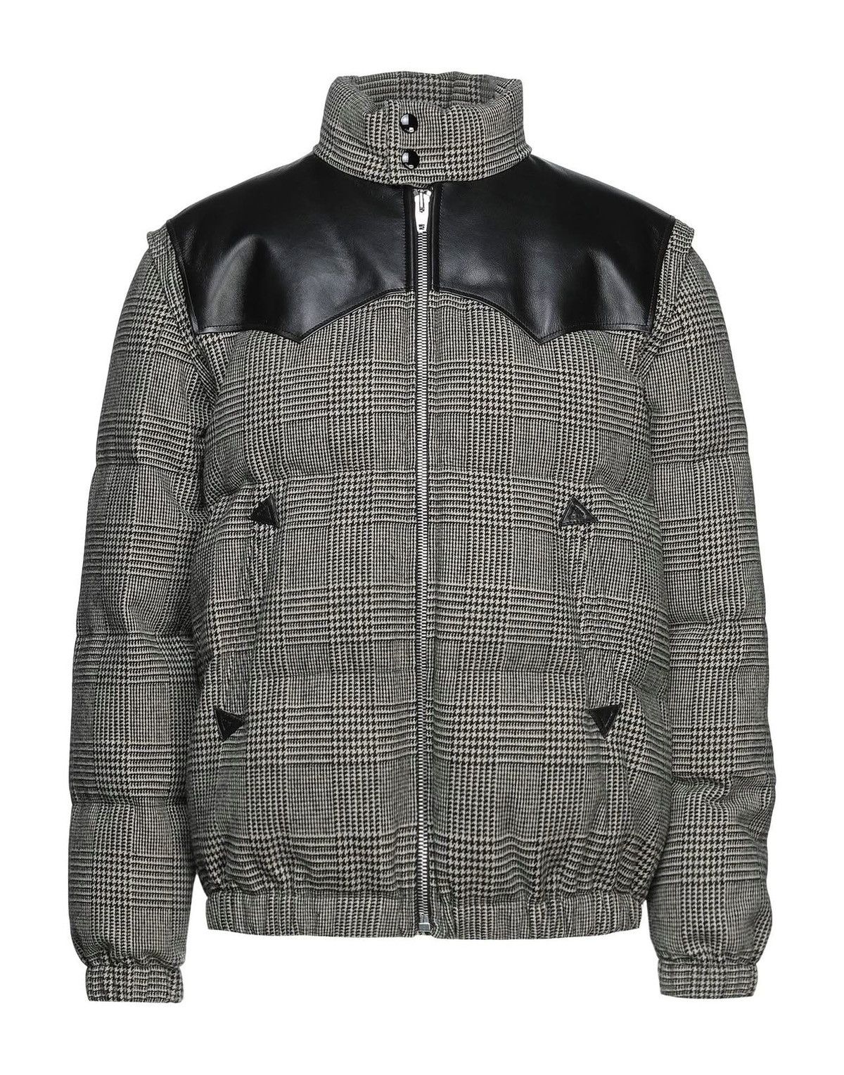 Celine $3.7k FW19 Celine Prince of Wales check leather puffa coat Size US M / EU 48-50 / 2 - 11 Thumbnail