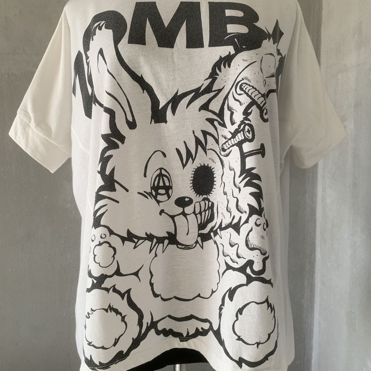 Japanese Brand × Le Grande Bleu (L.G.B.) × Tornado Mart Glad News Zombie Anarchy Shirt Size M / US 6-8 / IT 42-44 - 2 Thumbnail