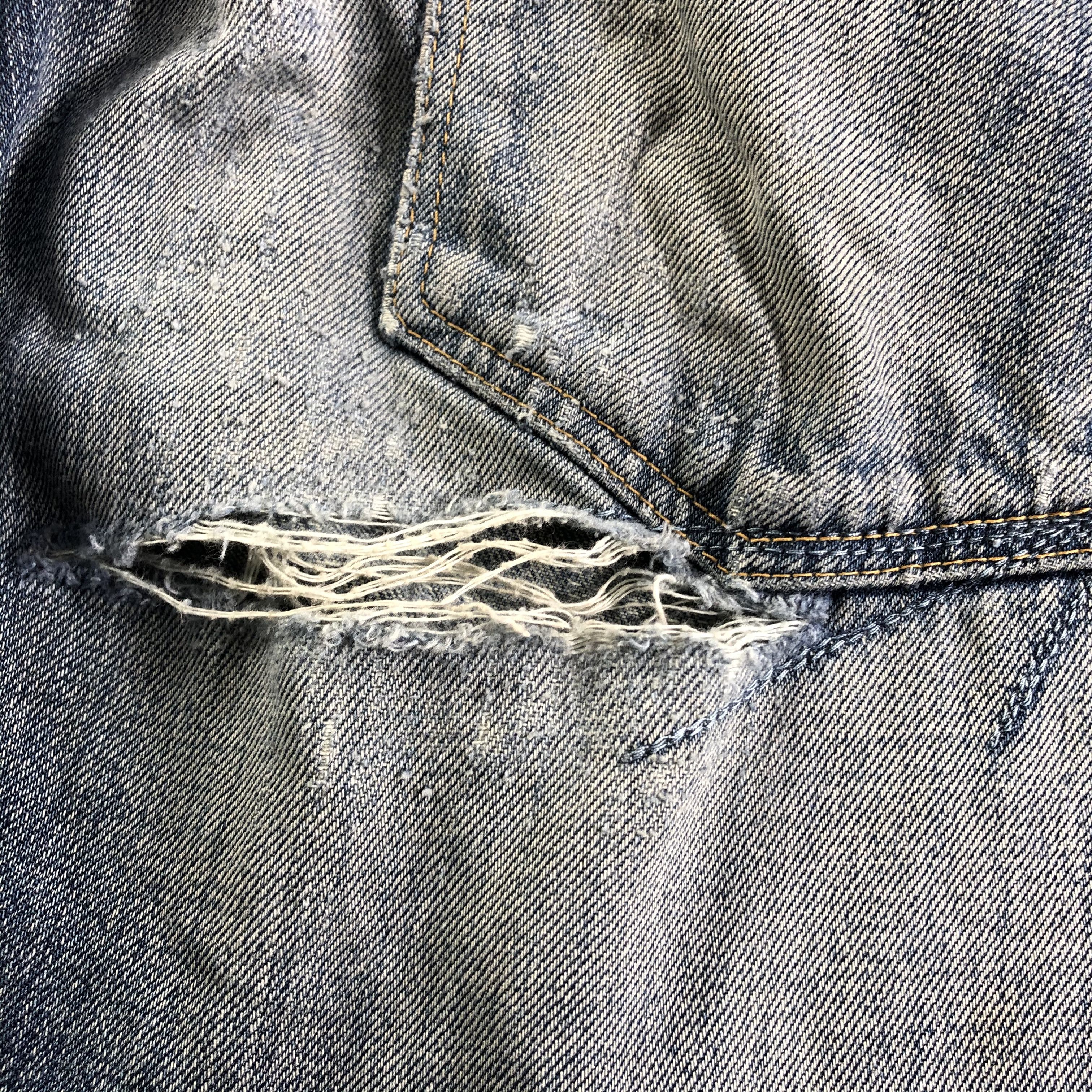 Eternal Eternal Ripped Denim Destroyed Jeans KJ2371 Size US 32 / EU 48 - 8 Thumbnail