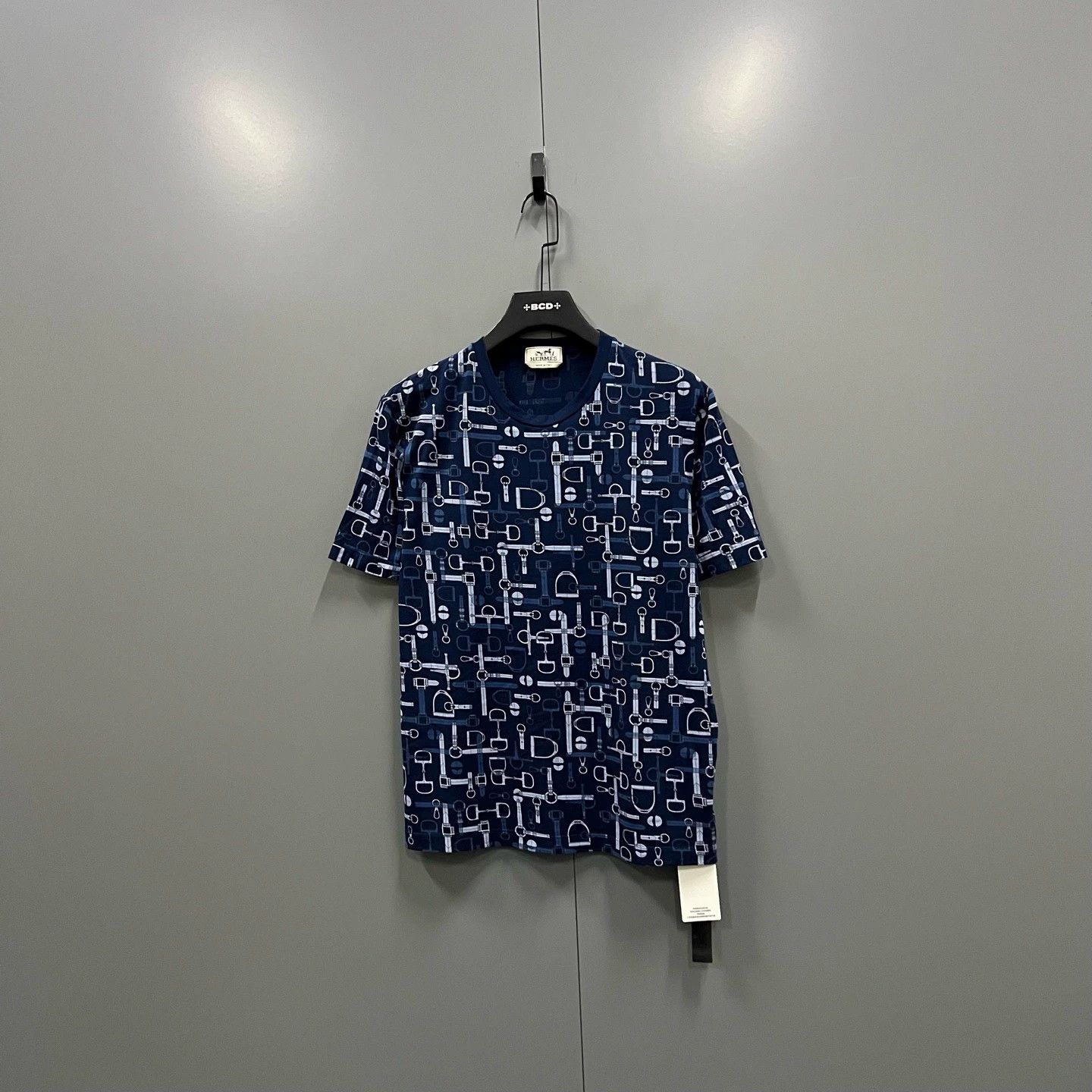 Hermes Hermes tool print all-over short-sleeved shirt Size US L / EU 52-54 / 3 - 1 Thumbnail