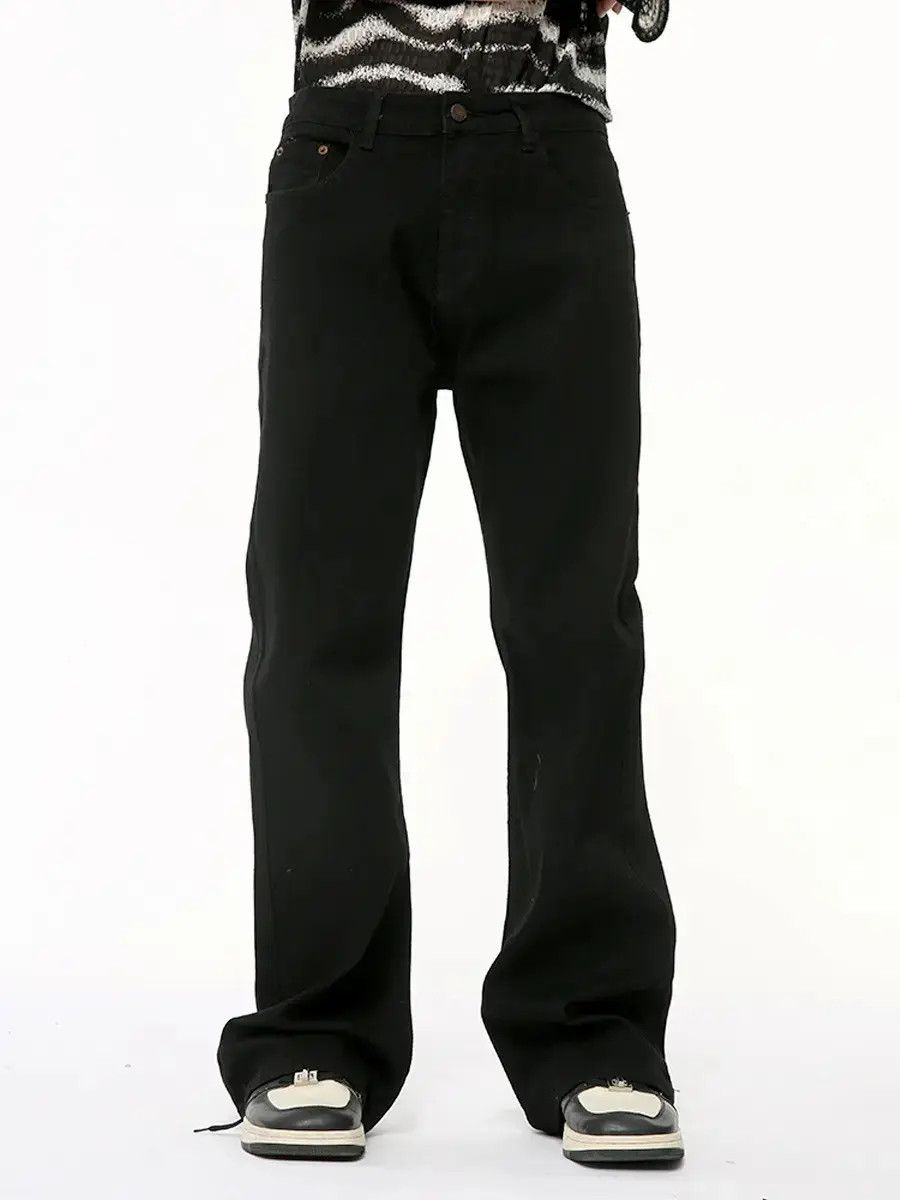 Japanese Brand Retro loose high street micro flared jeans Size US 32 / EU 48 - 4 Thumbnail