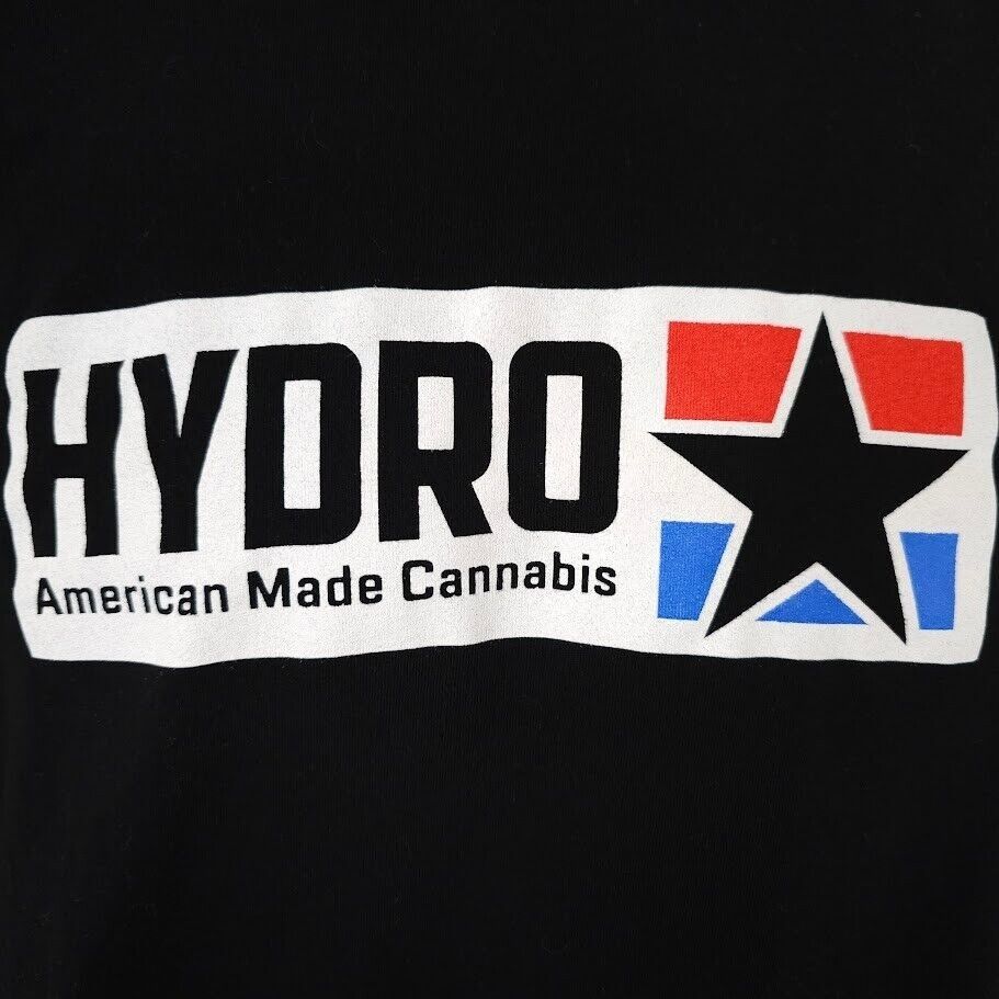 Next Level Hydro Cannabis T Shirt Mens Size Small Black American Made Size US S / EU 44-46 / 1 - 2 Thumbnail