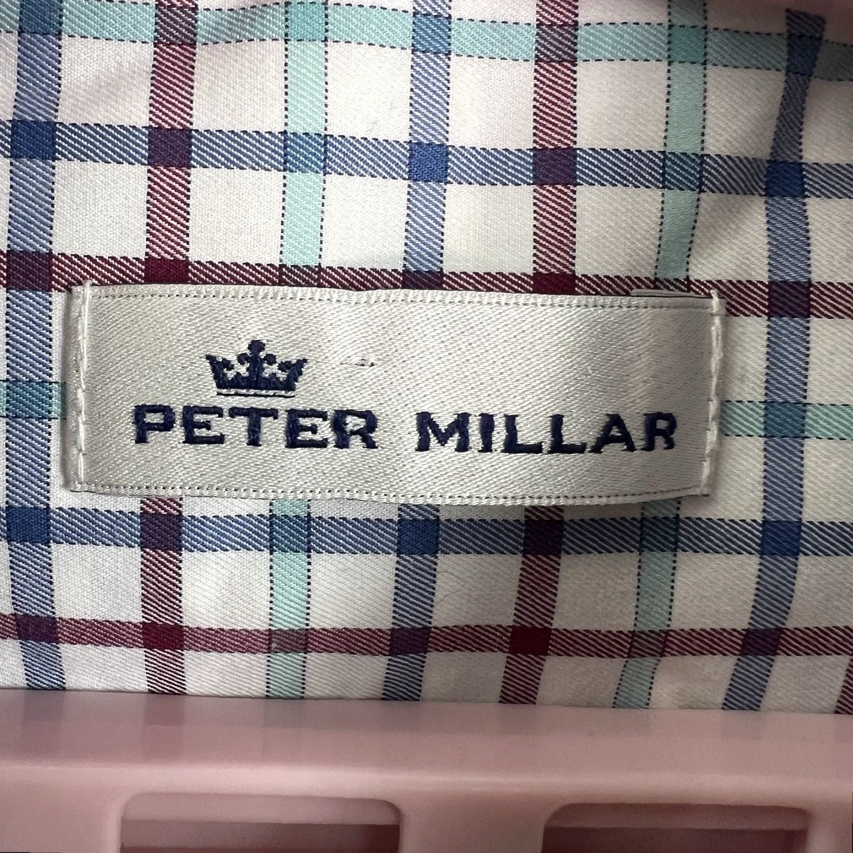 Peter Millar Peter Millar Shirt Men’s Button-Up Long Sleeve XL Multicolor Check, Classic, Preppy, Summer Comfort Size US XL / EU 56 / 4 - 5 Thumbnail