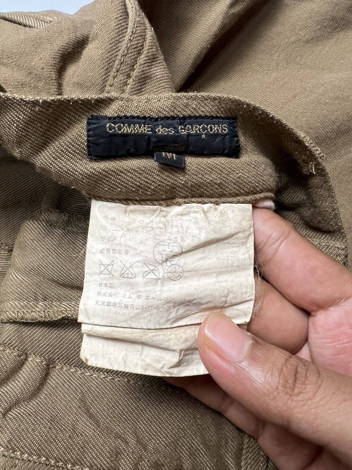 Vintage 1980s Comme Des Garcons Homme Wool Pants