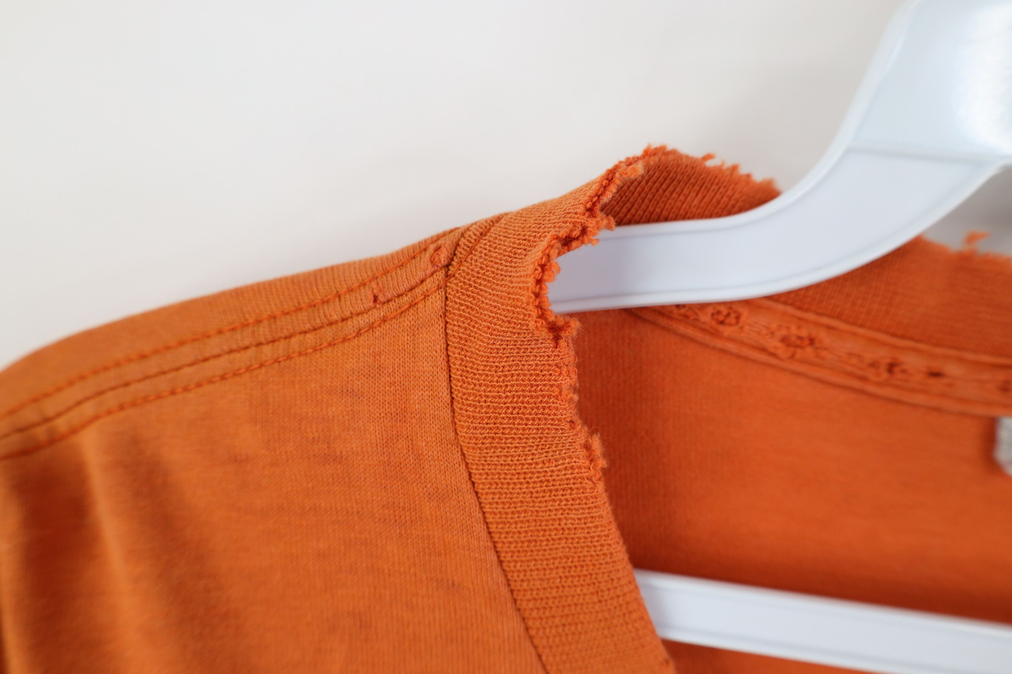 Nike Vintage 90s Y2K Nike Scott Big Center Swoosh T-Shirt Orange Size US XL / EU 56 / 4 - 10 Thumbnail