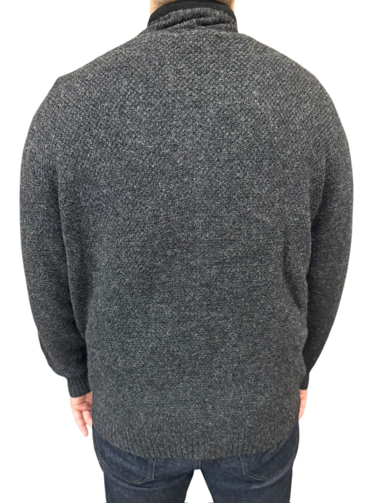 Pendleton Pendleton Gray Shetland Wool Jumper Zip Cardigan Sweater XL Size US XL / EU 56 / 4 - 3 Thumbnail