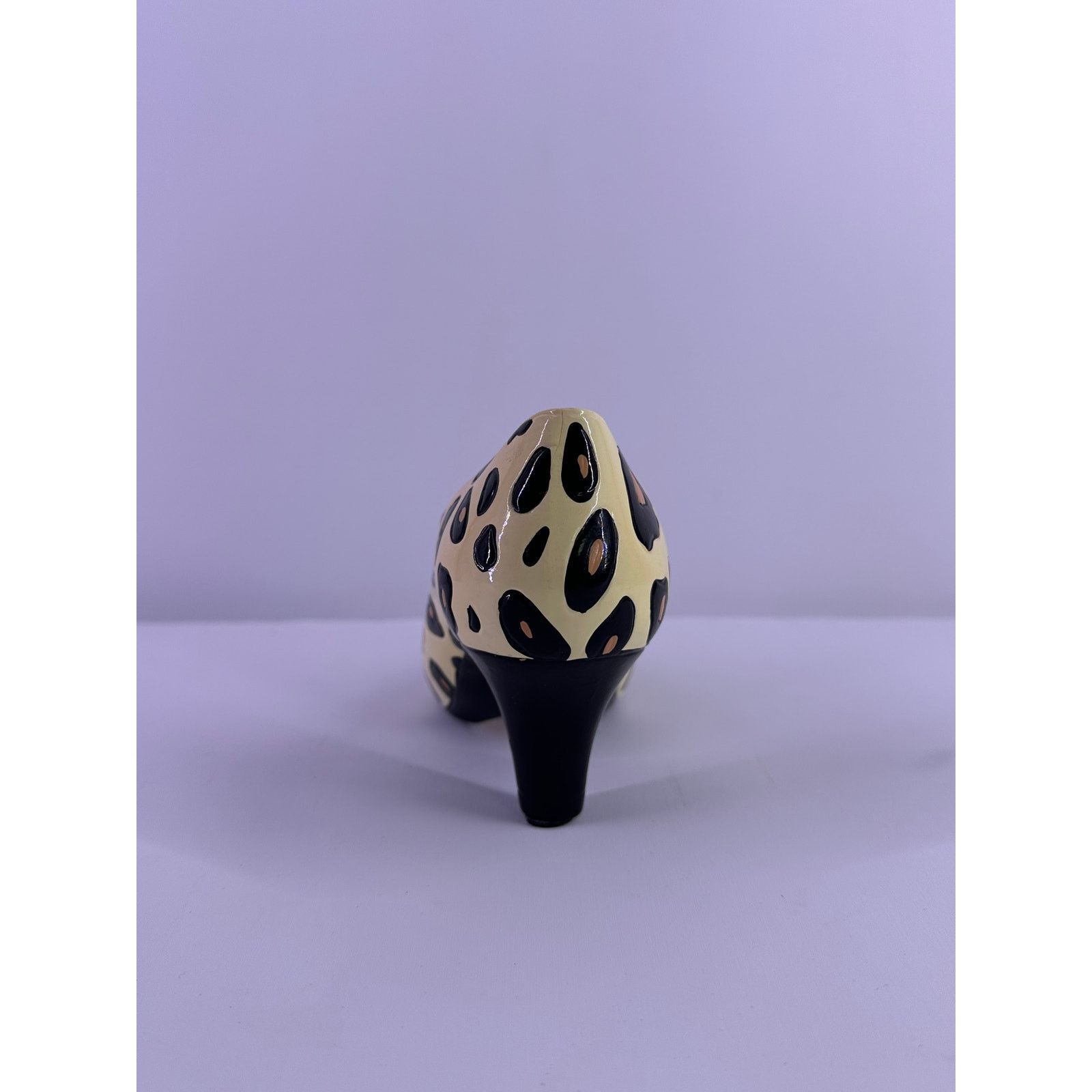 & Other Stories Vintage Cheetah Print Ceramic High Heel Decor 6.5”long Size ONE SIZE - 4 Thumbnail