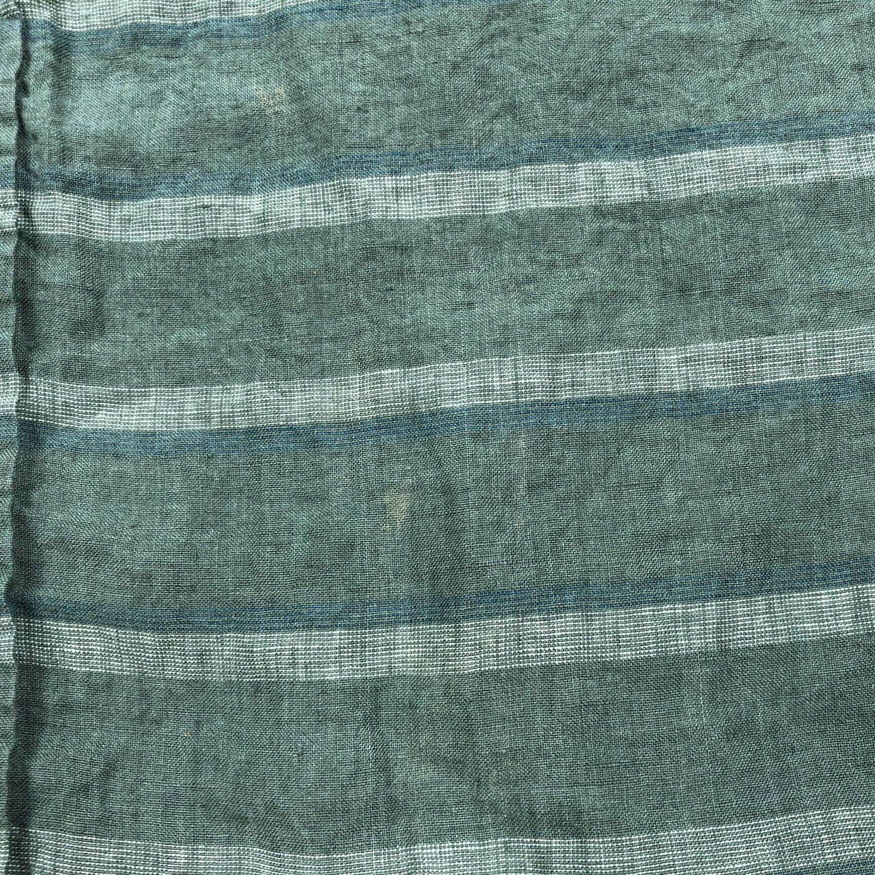 Quiksilver Quiksilver Waterman Collection Men's XL Green Stripe Tailored Fit Linen Coastal Shirt Times 3 Button Pocket Beach Outdoor Modern Size US XL / EU 56 / 4 - 7 Thumbnail
