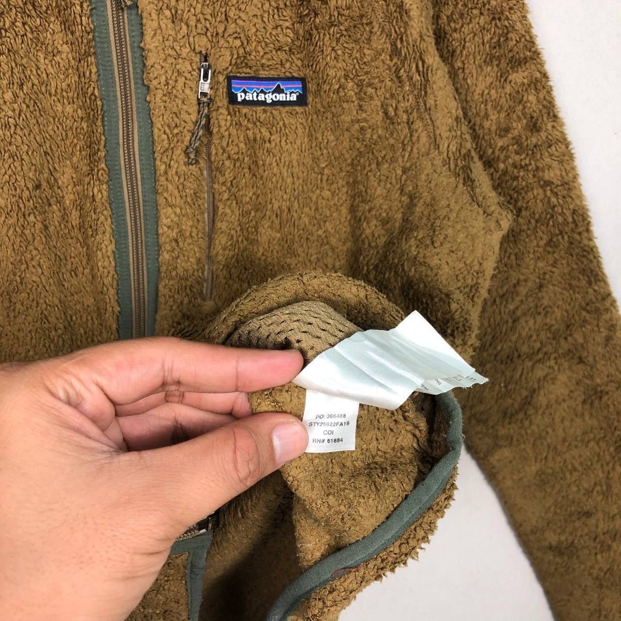 Patagonia Vintage 90s Patagonia Fleece Hooded Full Zipper Jacket Size US S / EU 44-46 / 1 - 6 Thumbnail