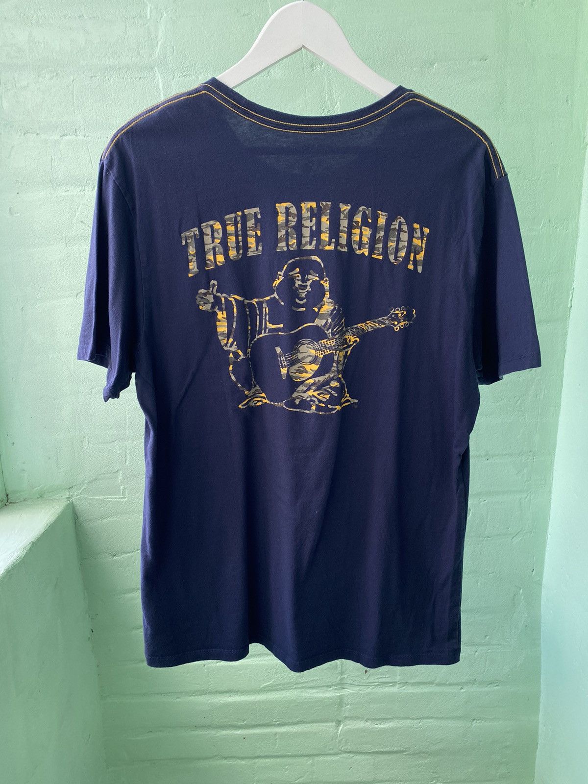 True Religion × Vintage Vintage Y2K True Religion World Tour Big Logo t-shirt Size US L / EU 52-54 / 3 - 1 Thumbnail