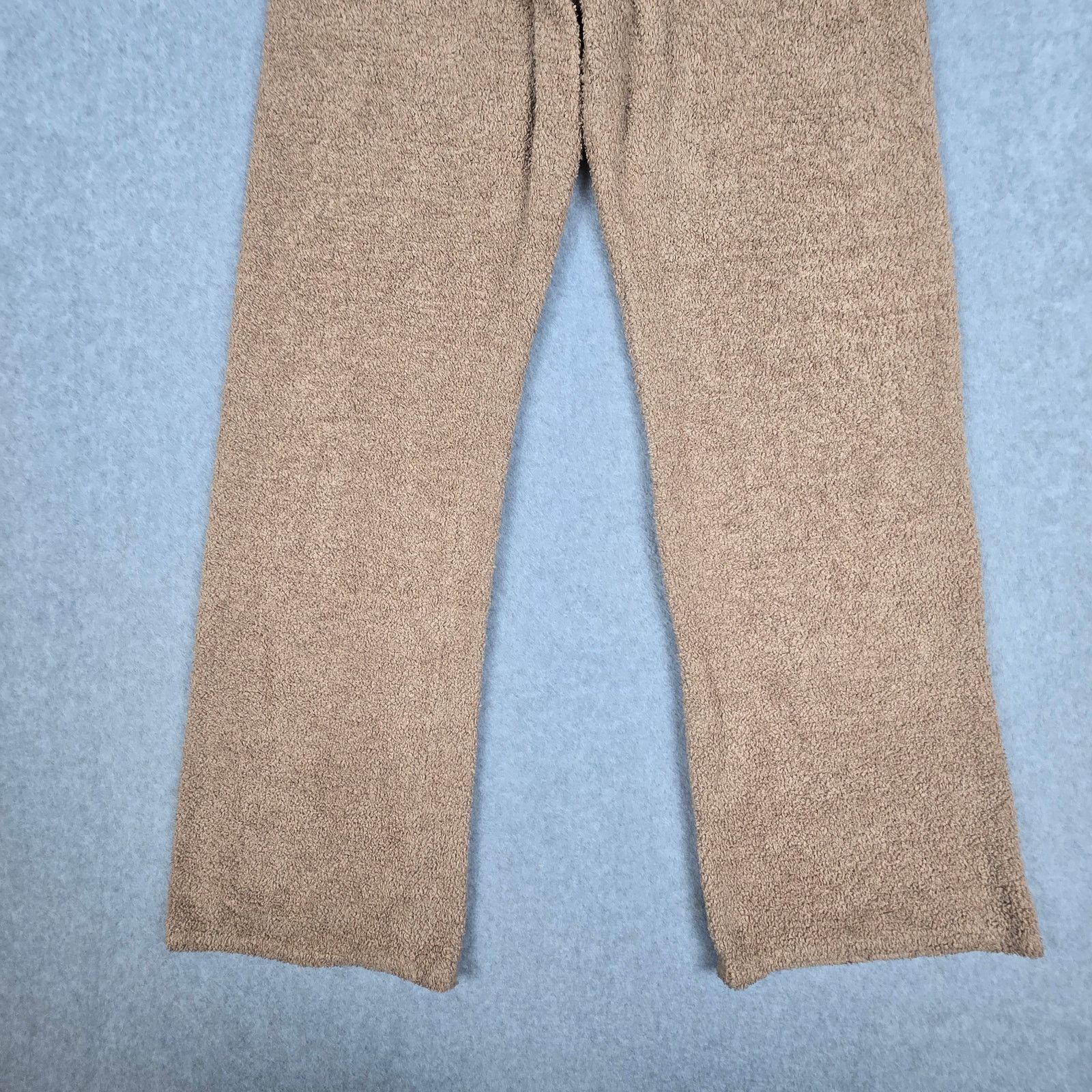 Steve Madden Steve Madden Womens Small Brown Wide Leg Knit Sleep Pants Size 29" - 3 Thumbnail