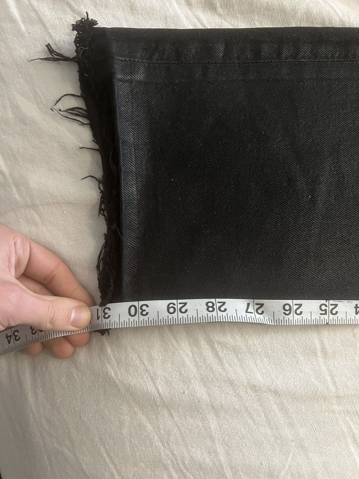 No Maintenance No Maintenance Black Waxed Denim Size US 31 - 4 Thumbnail