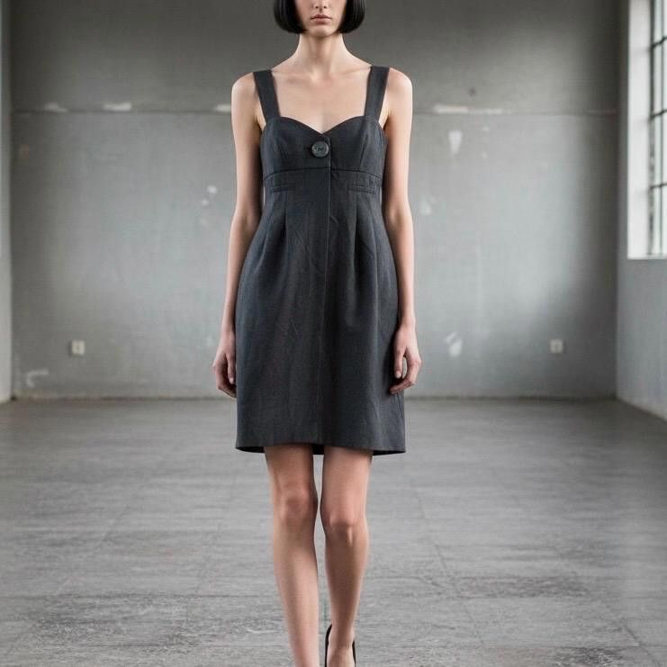 Other The Cop Copine Neutral Big Button 2010 Bustier Dress Size ONE SIZE - 2 Thumbnail