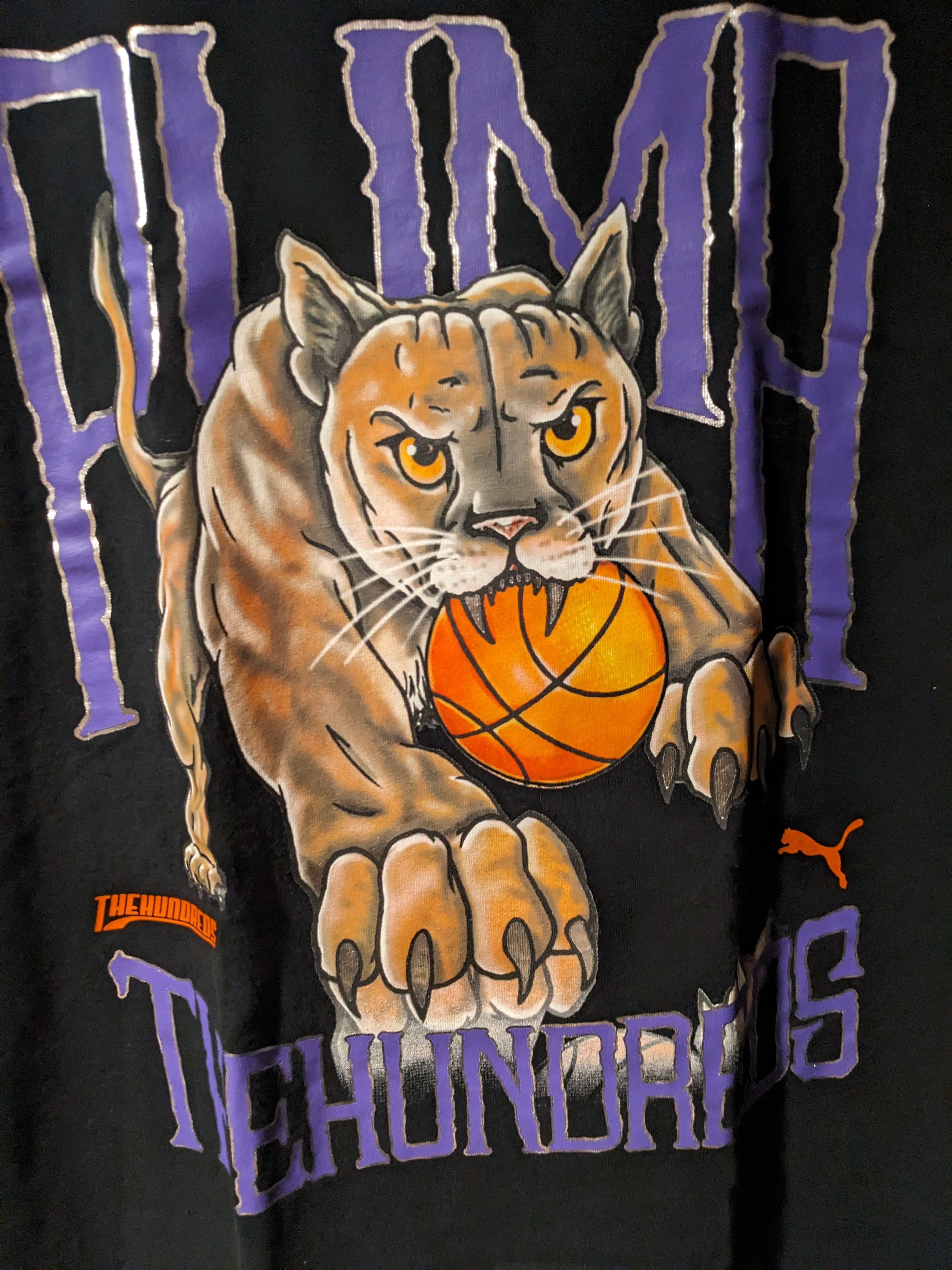 Puma × The Hundreds Puma x The Hundreds Collab Black X-Large T-Shirt Size US XL / EU 56 / 4 - 2 Thumbnail