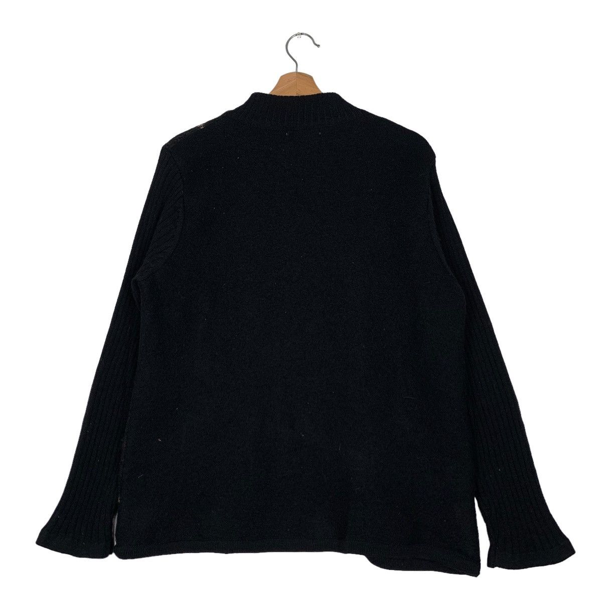 Japanese Brand GIVORS Checked Tartan Wool Jacket Knitted Sleeve #0099-C6 Size US L / EU 52-54 / 3 - 18 Thumbnail