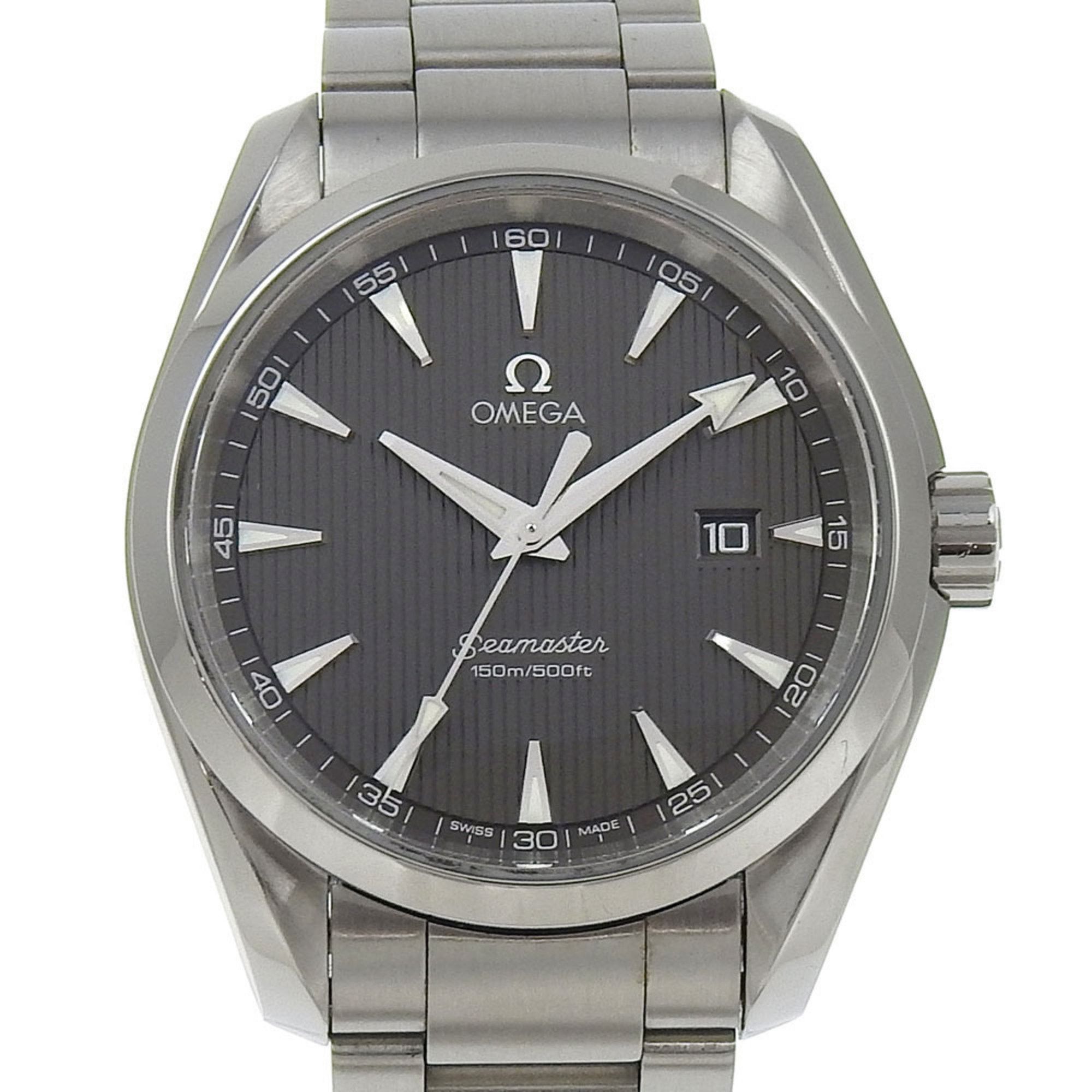 Omega OMEGA Seamaster Aqua Terra Watch 213.10.39.61.06.001 Stainless Steel Quartz Analog Display Black Dial Men's Size ONE SIZE - 1 Thumbnail