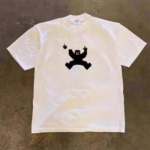 Other Street Hip Hop Digital Print Casual Short Sleeve T-Shirt Size US M / EU 48-50 / 2 - 3 Thumbnail