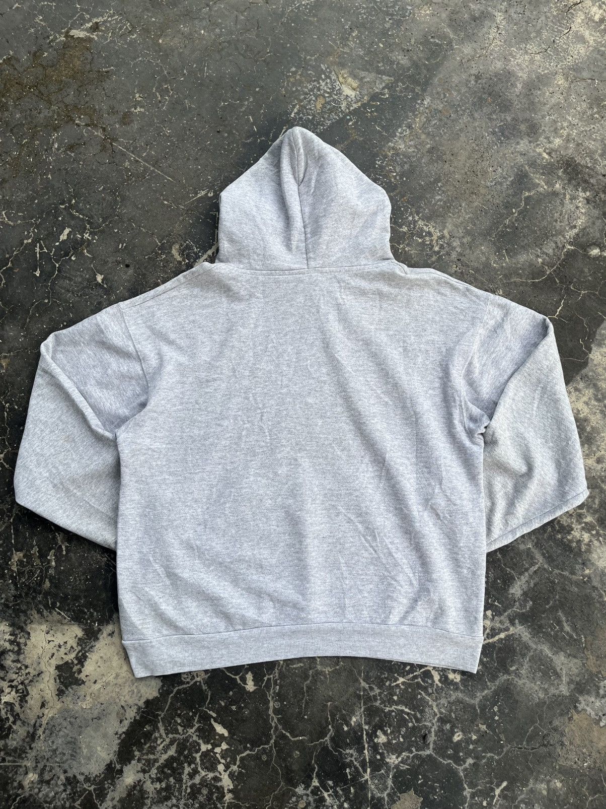 Vintage Vintage 00s Anvil Grey Blank Hoodie Size US L / EU 52-54 / 3 - 2 Thumbnail