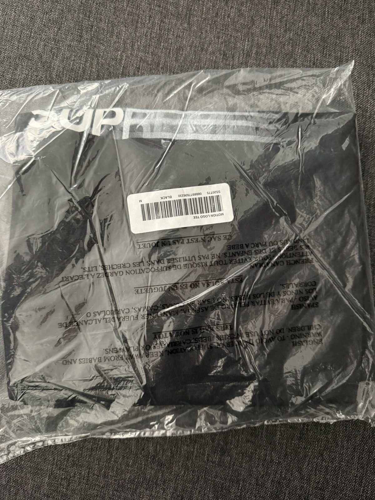 Supreme Supreme Motion Logo Tee Black SS20 Size US M / EU 48-50 / 2 - 2 Thumbnail