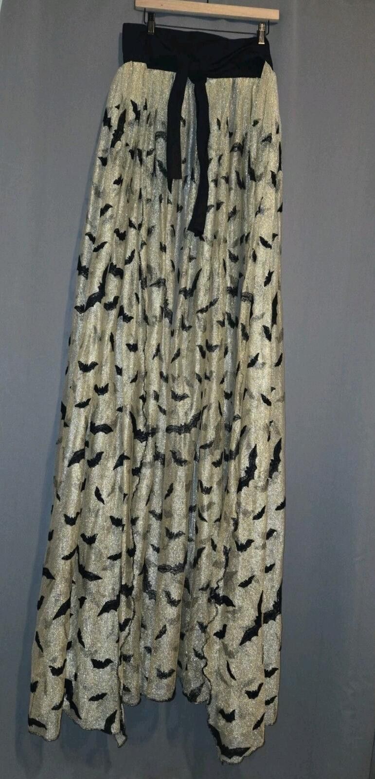 Handmade Handmade Maxi Skirt Bat Print Halloween Costume Party Size 40" / US 18 - 2 Thumbnail