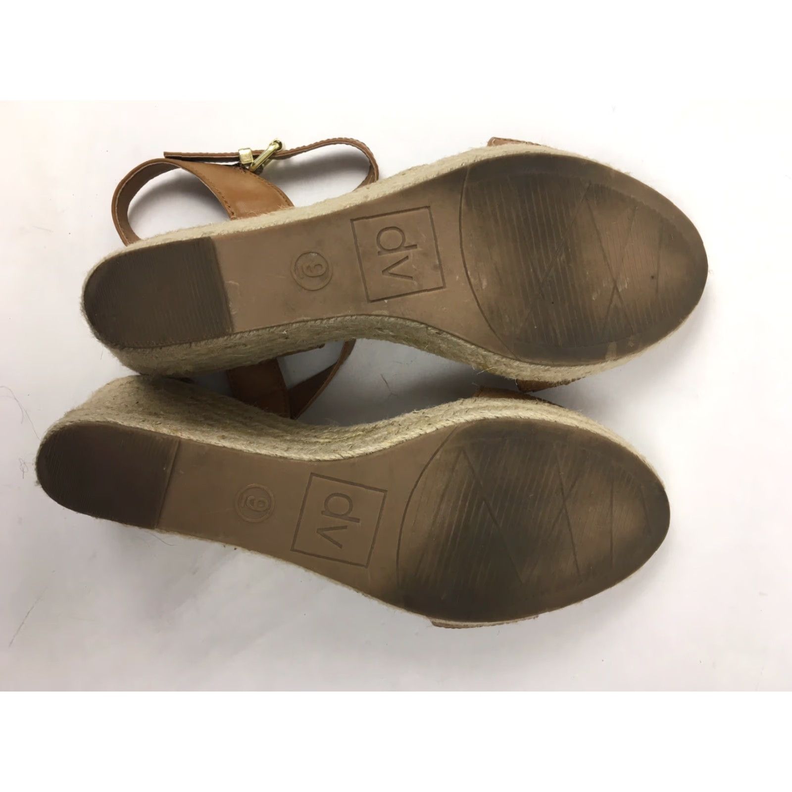 Vintage DV by Dolce Vita Espadrille Wedges Sandal Open Toe Ankle Strap Brown Size 9 Women Shoes VPS Size US 9 / IT 39 - 5 Thumbnail