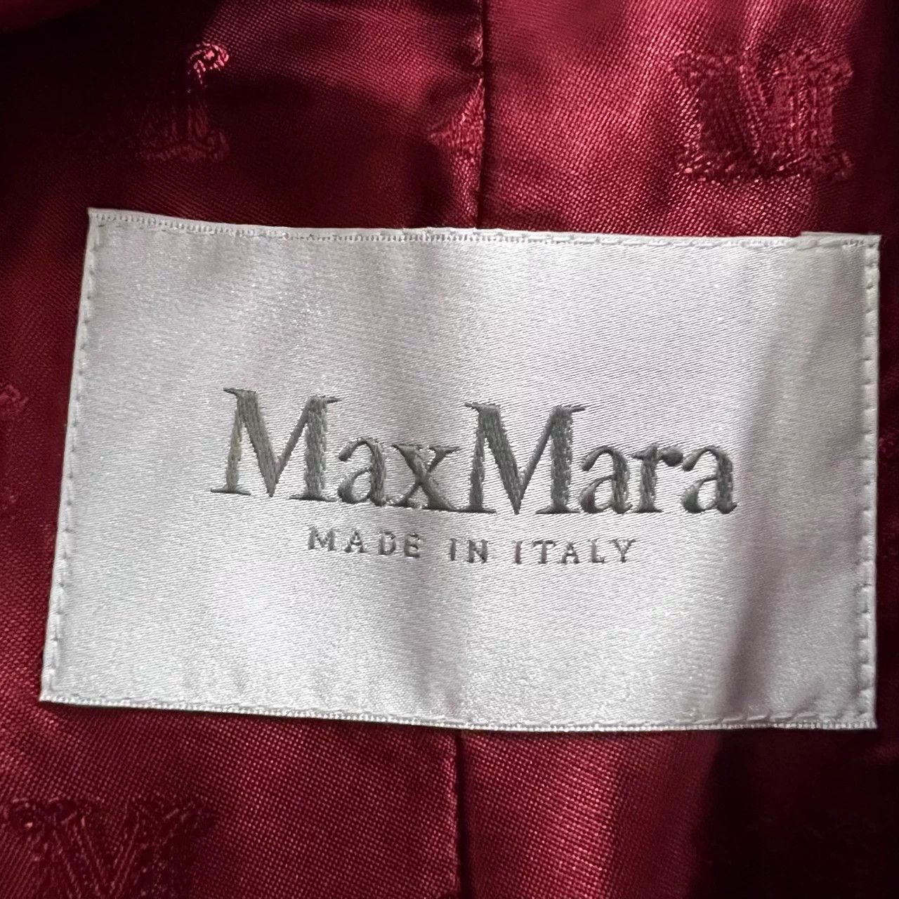 Max Mara MaxMara Unno red logo jacquard trench coat Size M / US 6-8 / IT 42-44 - 4 Thumbnail