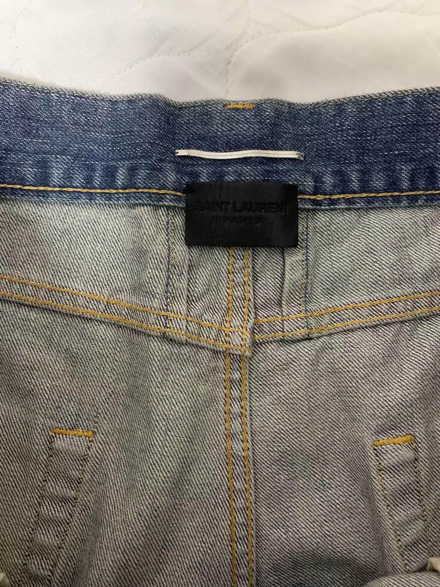 Saint Laurent Paris Saint laurent ysl show blue jeans.-2505 Size US 34 / EU 50 - 3 Thumbnail