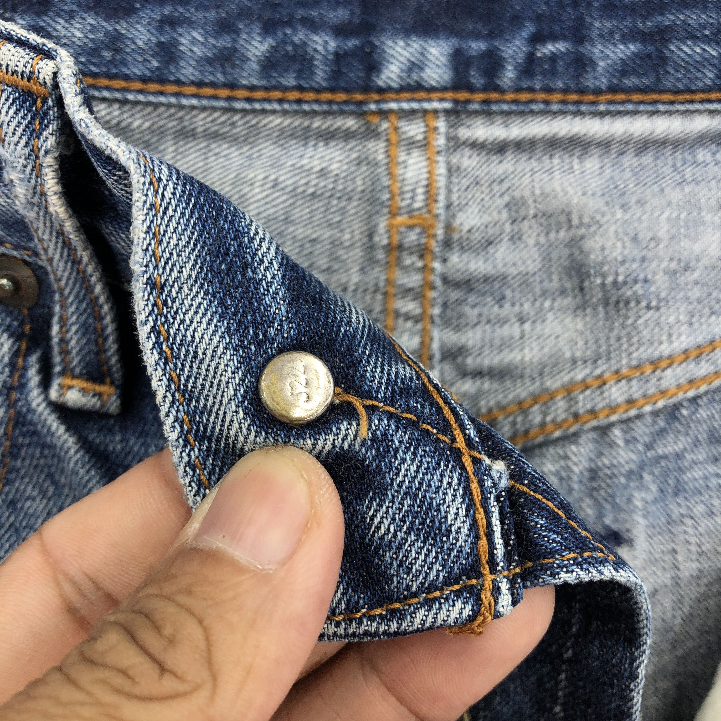 Levi's Vintage Levis 502xx Selvedge Jeans Levi's Distressed Denim Size US 30 / EU 46 - 8 Thumbnail
