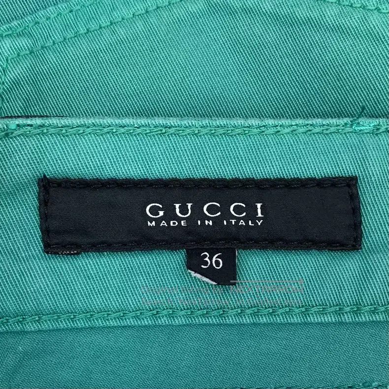 Gucci Gucci Lake green cotton casual trousers Size 24" / US 00 / IT 34 - 7 Thumbnail