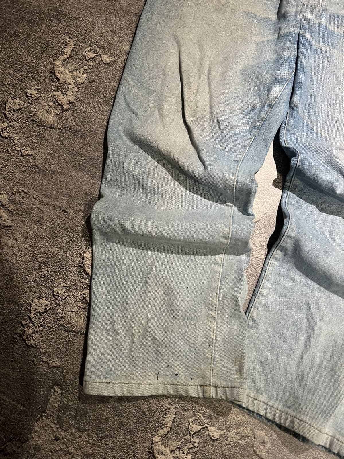 Vintage SWAG Destroyed Baggy Light Blue Vintage Jeans Size US 36 / EU 52 - 4 Thumbnail
