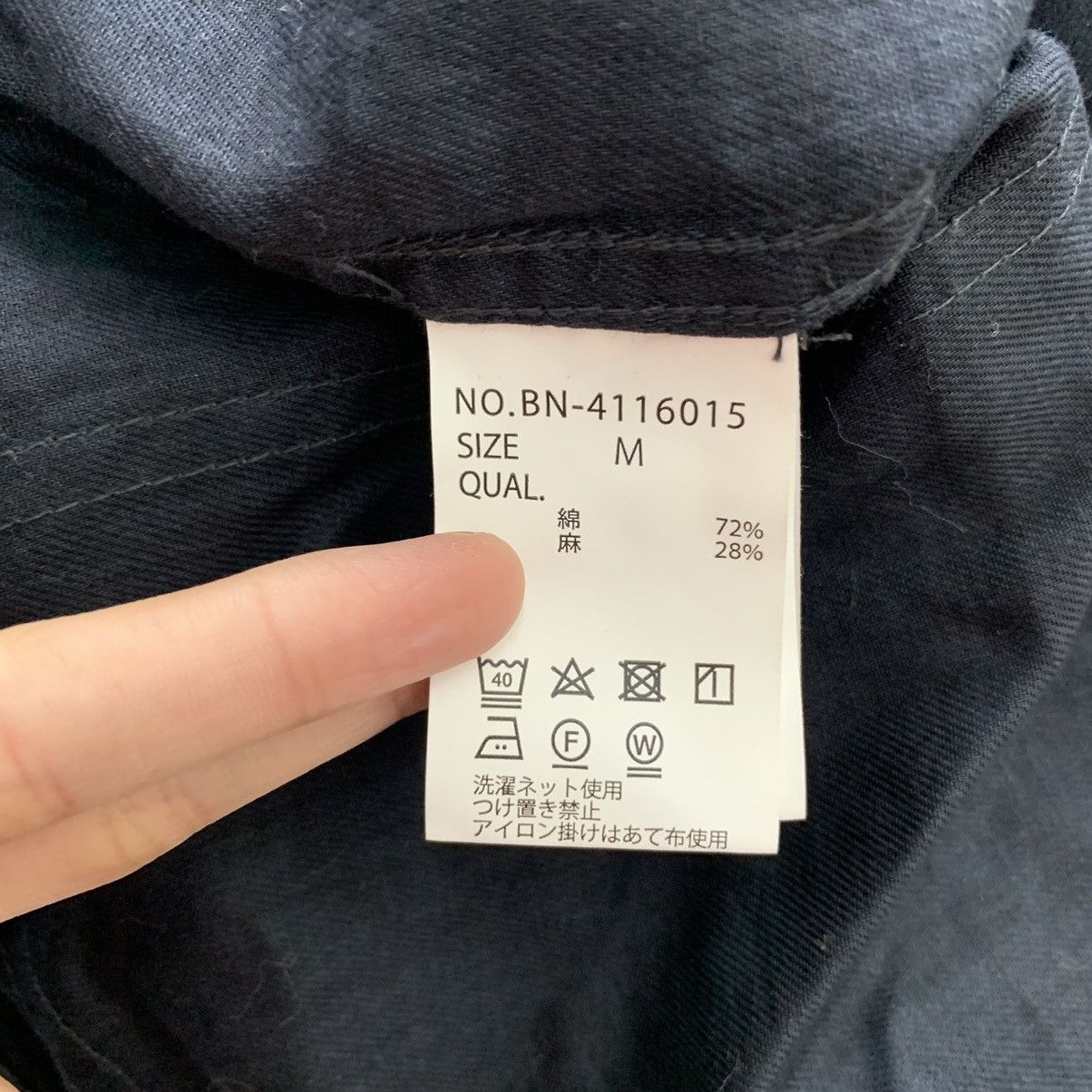 Japanese Brand BACK NUMBER Japan Brand Button Up Black Denim Jeans Coat Size US M / EU 48-50 / 2 - 6 Thumbnail