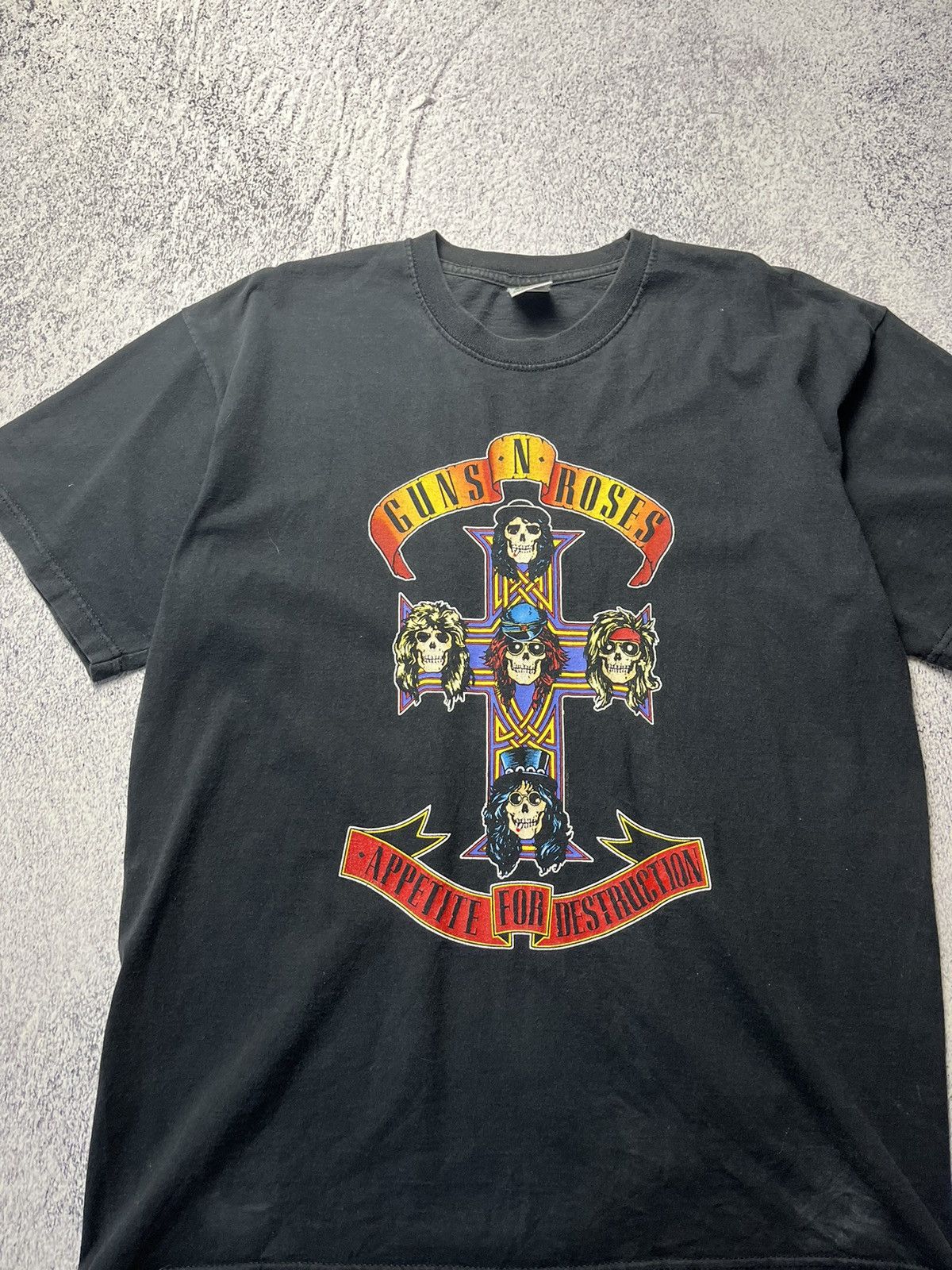 Band Tees GNR Appetite For Distruction Promo Cross T shirt Y2K tee L Size US L / EU 52-54 / 3 - 10 Thumbnail
