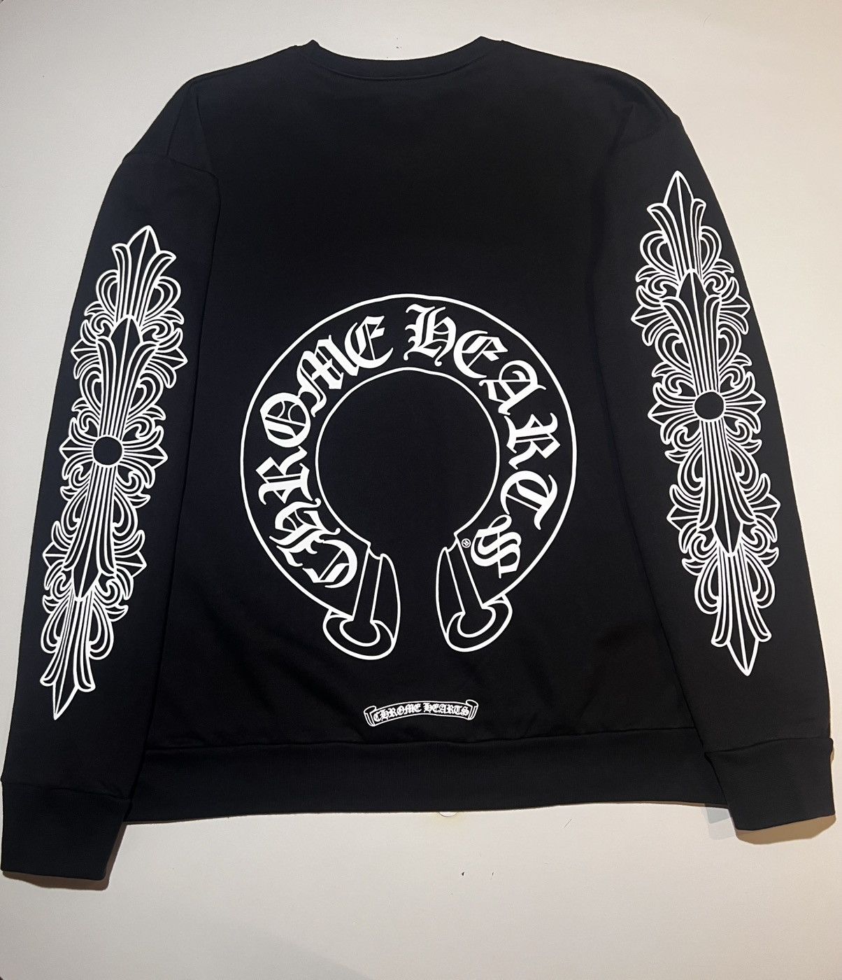 Chrome Hearts Chrome Hearts Horseshoe Crewneck Size US M / EU 48-50 / 2 - 2 Thumbnail