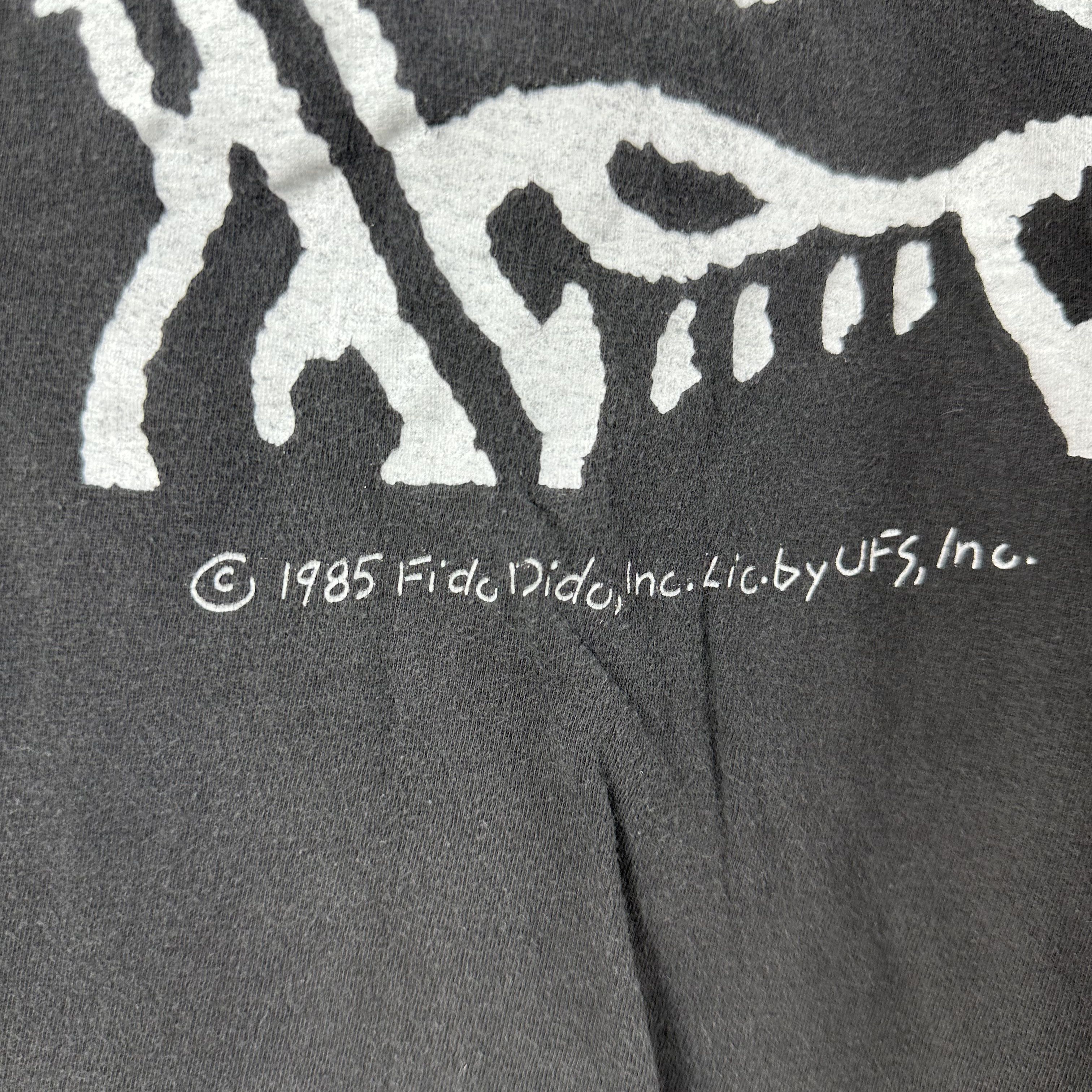 Vintage ​​​​Vintage 1985 Fido Dido Hey! Cartoon Graphic T-shirt Size US XXL / EU 58 / 5 - 4 Thumbnail