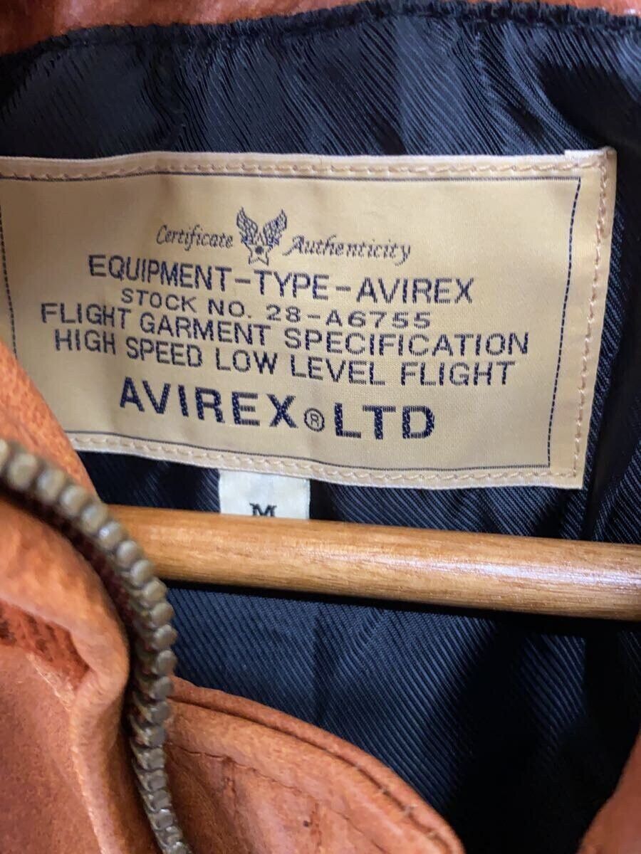 Avirex Avirex Plain Cowhide Leather Jacket Blouson Brown Size US M / EU 48-50 / 2 - 3 Thumbnail