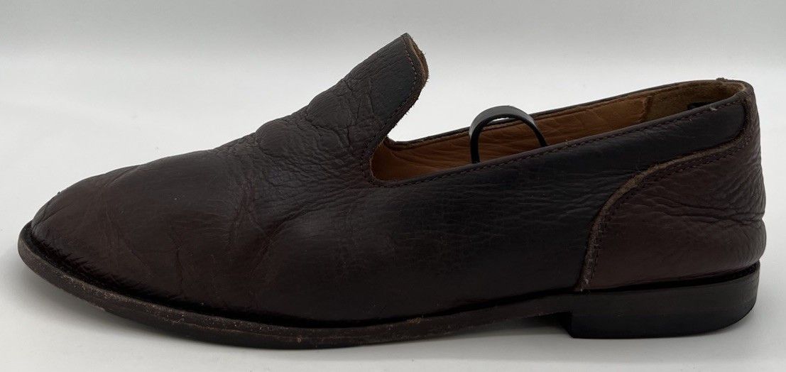 Tecovas Tecovas The Monterrey Slip on Loafer Brown Bison Leather 8.5 Size US 8.5 / EU 41-42 - 4 Thumbnail