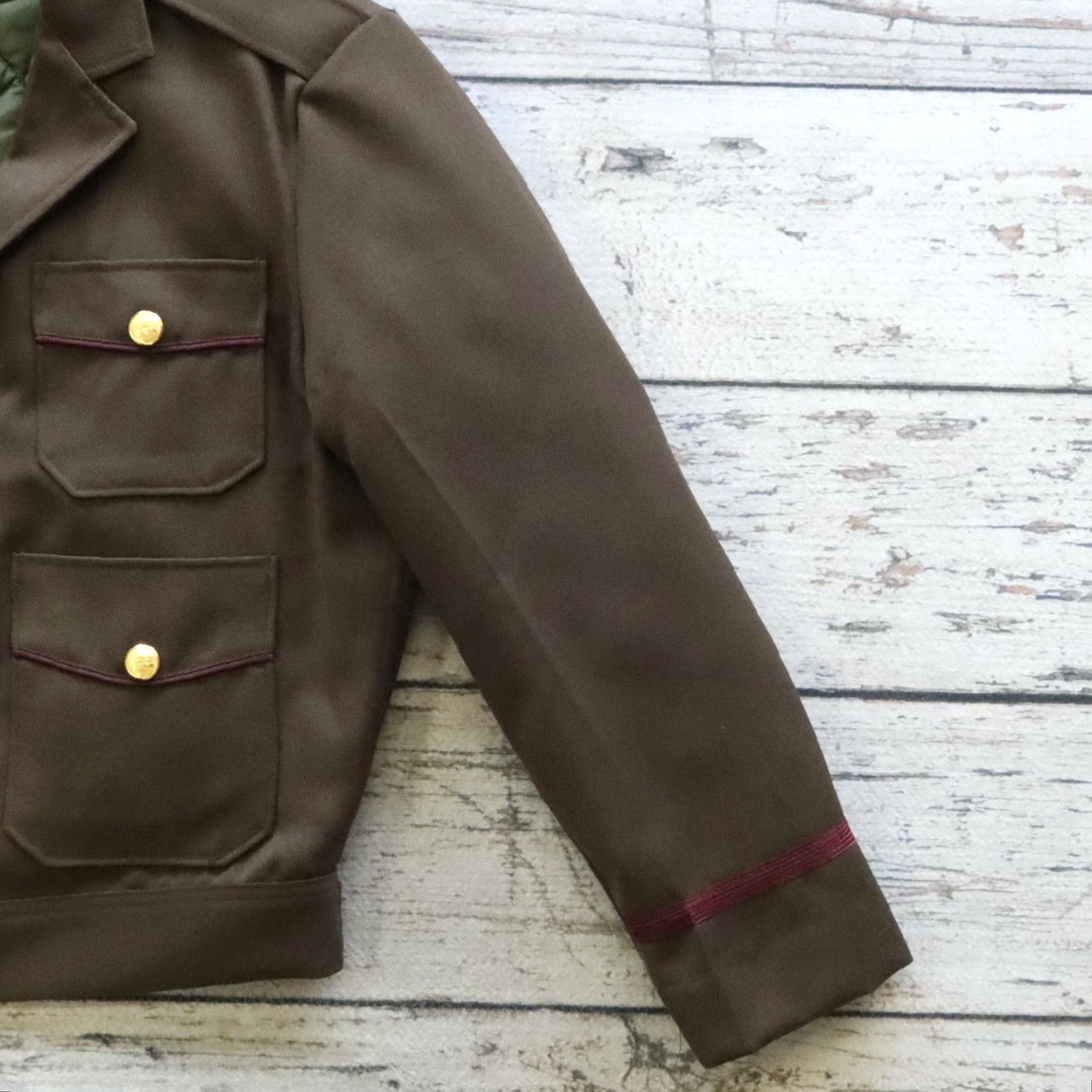 Vintage VINTAGE Muni SF Uniform Jacket Mens Shirt 38R Brown Bomber Jacket 38R United States Size US XXS / EU 40 - 5 Thumbnail