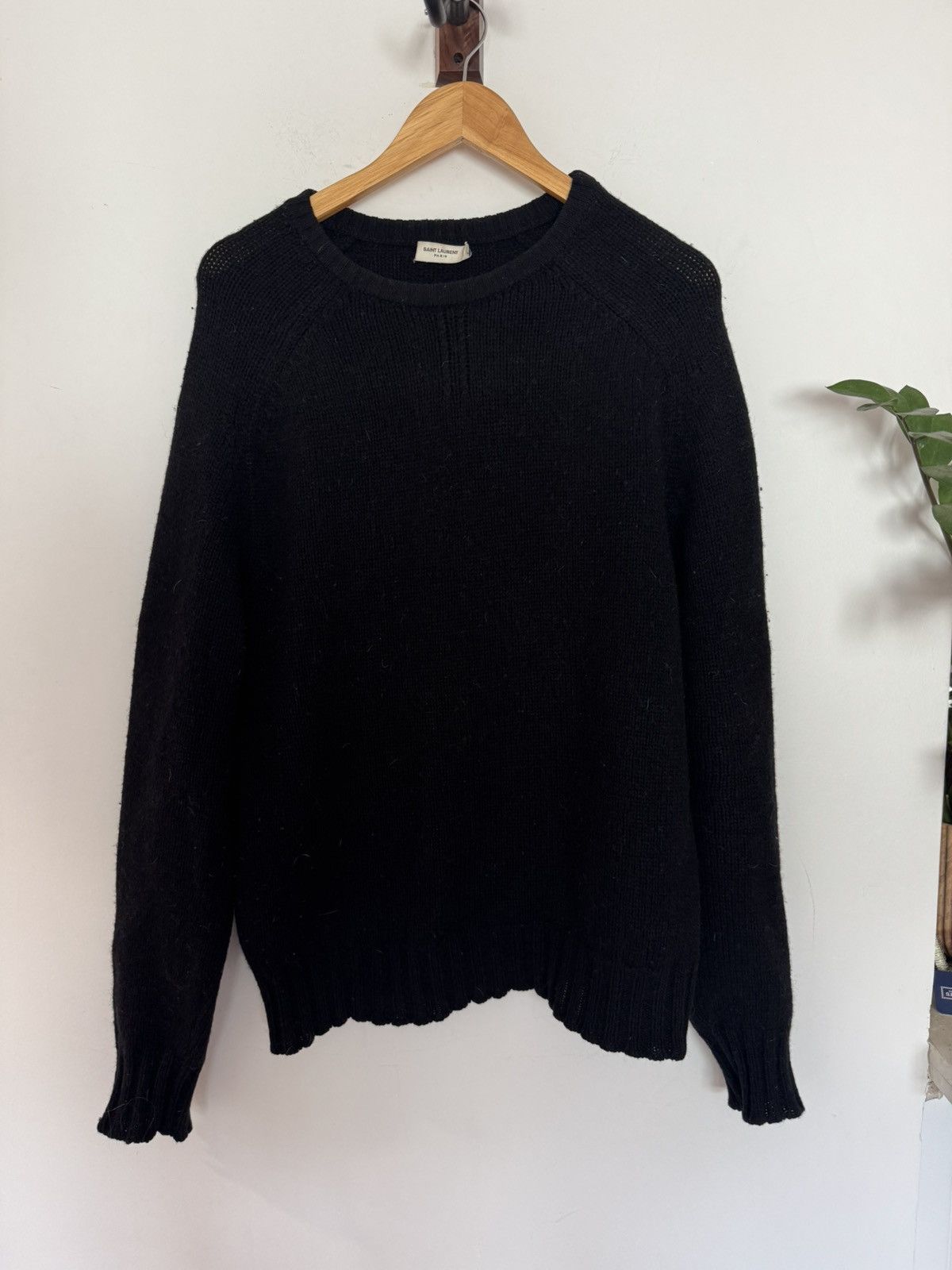 Saint Laurent Paris Fw14 Hedi Wool Sweater Size US L / EU 52-54 / 3 - 1 Thumbnail
