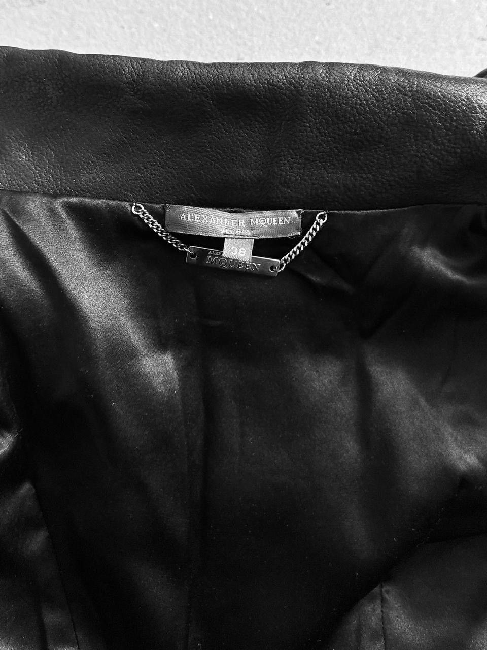 Alexander McQueen Alexander McQueen Leather Jacket – McQueen Era Size S / US 4 / IT 40 - 3 Thumbnail