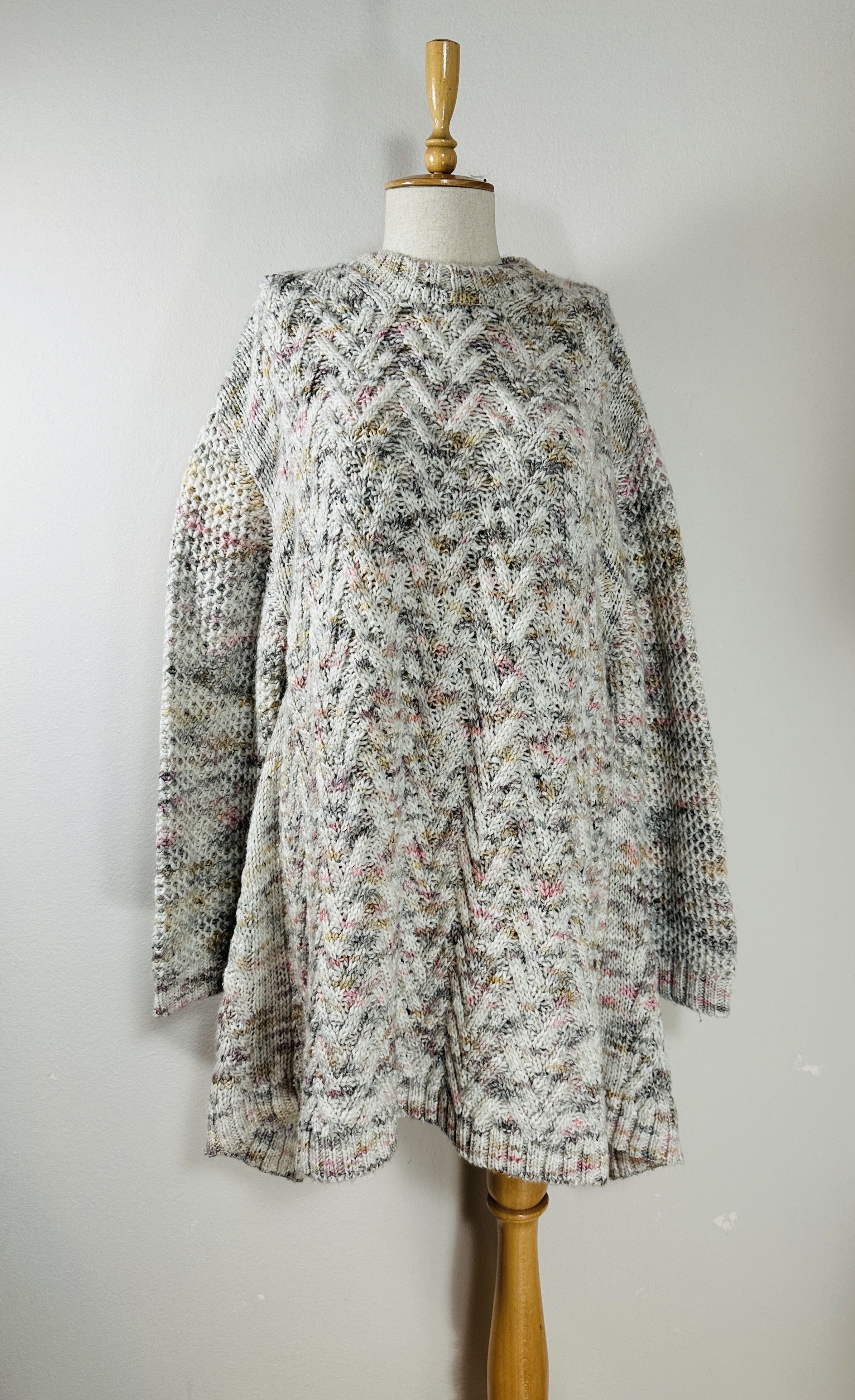 Poncho oversize Sweater wool