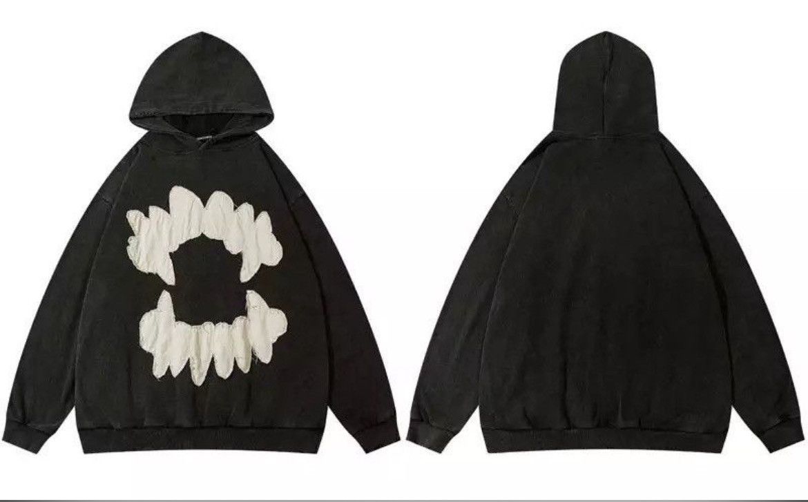 Japanese Brand × Vintage "Vampire" Black Hoodie Hooded Sweatshirt Size US XL / EU 56 / 4 - 3 Thumbnail