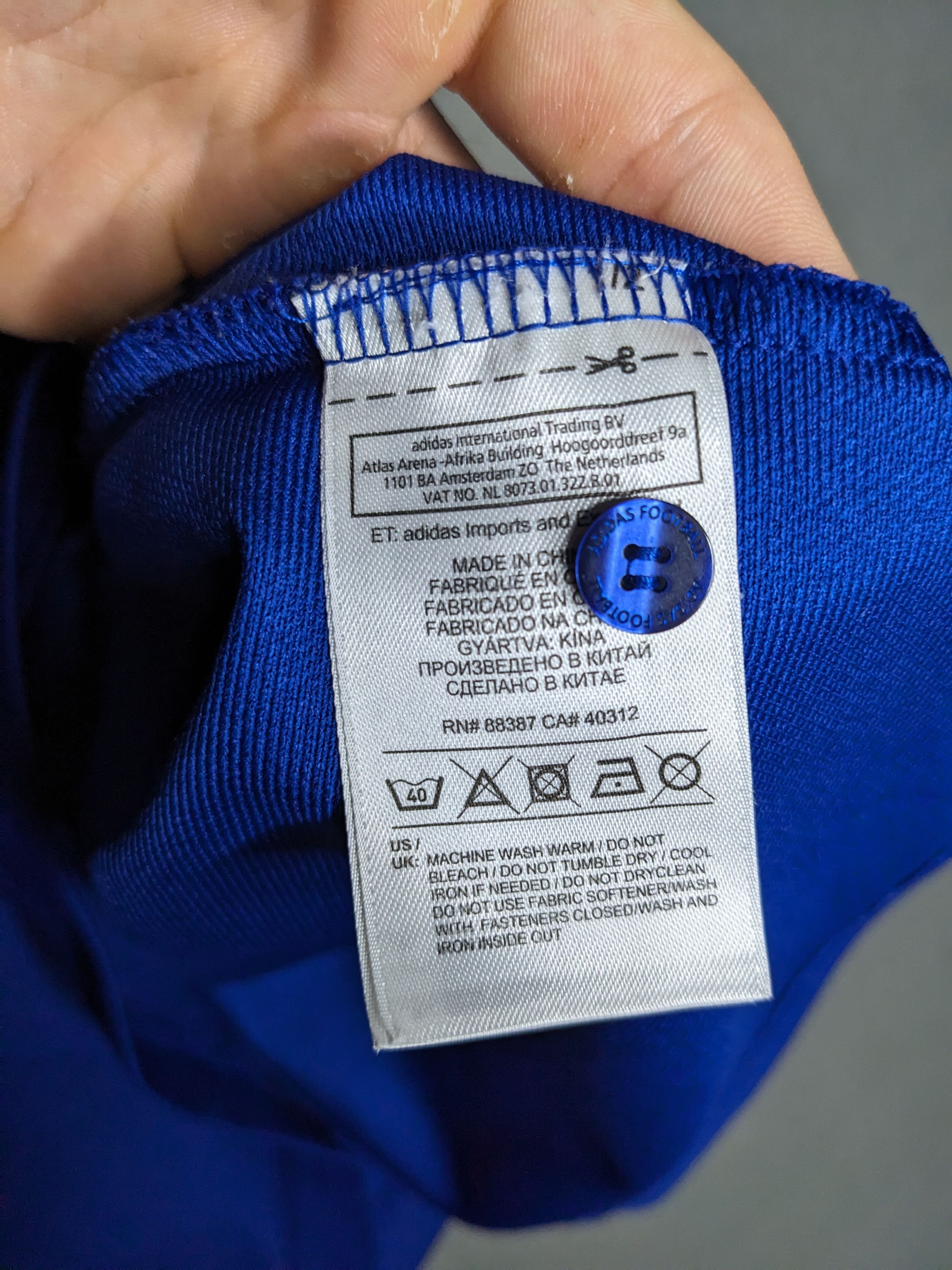 Adidas Adidas Chelsea FC Polo Shirt Jersey Soccer Kit 2013 Size US M / EU 48-50 / 2 - 9 Thumbnail