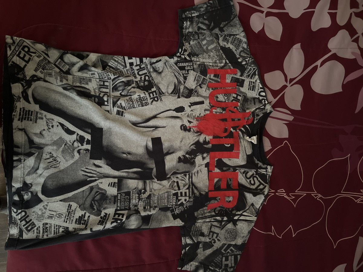 Other Vintage Hustler Magazine Graphic Tee Size US M / EU 48-50 / 2 - 1 Thumbnail