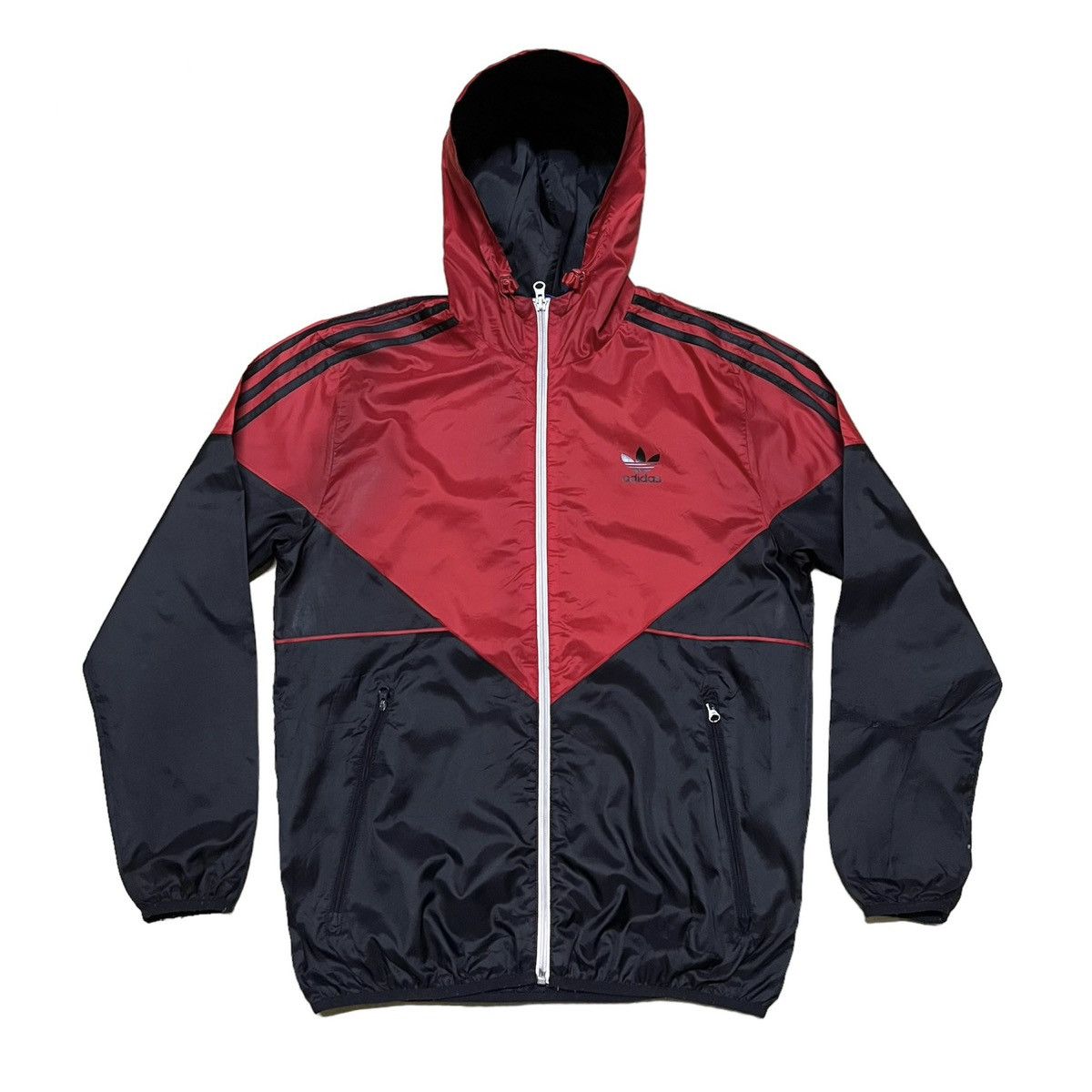 Adidas Adidas Zipper Hoodie Light Jacket Windbreaker Size US M / EU 48-50 / 2 - 1 Thumbnail