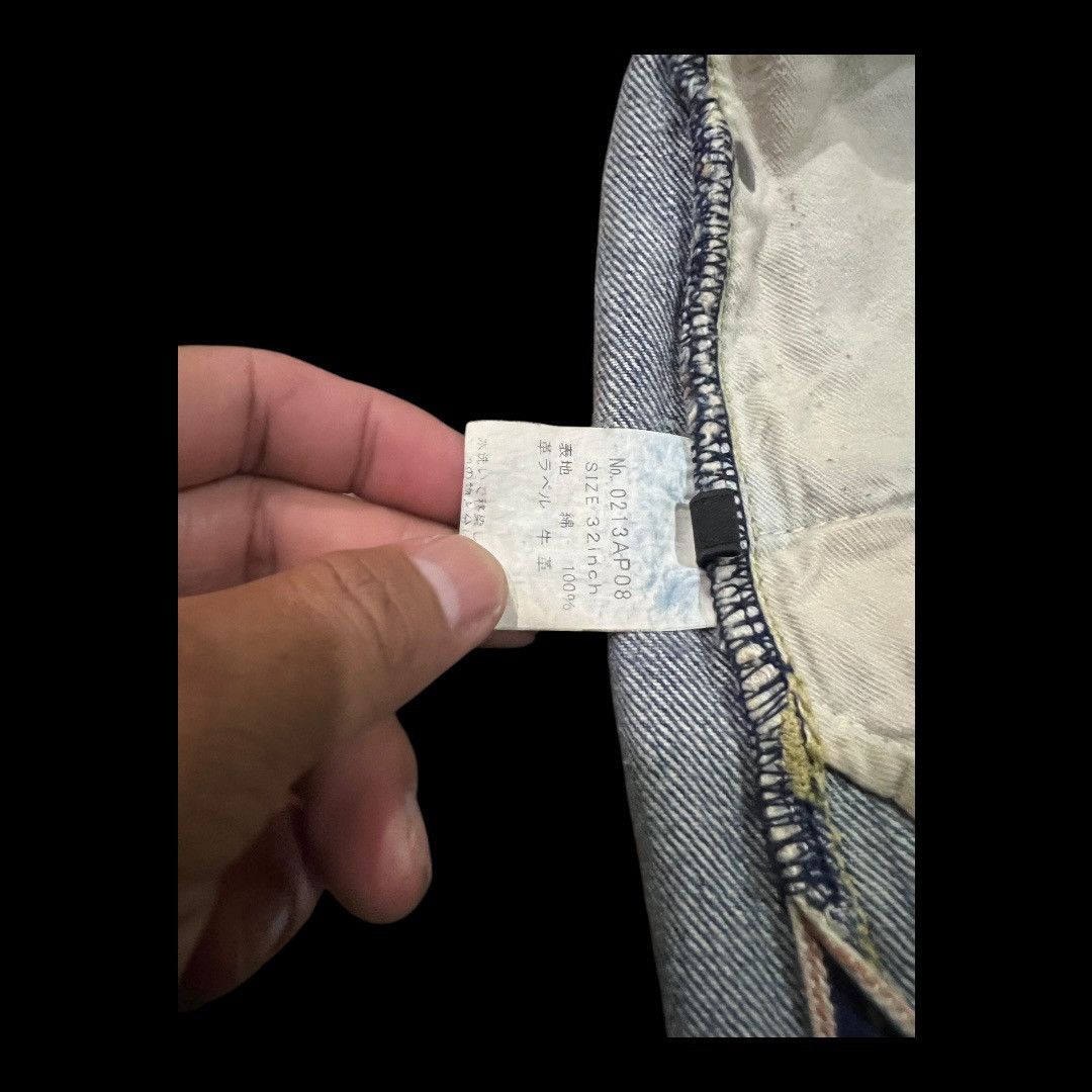 Hysteric Glamour × Japanese Brand HYSTERIC GLAMOUR SELVEDGE JAPANESE BRAND DISTRESSED DENIM Size US 34 / EU 50 - 17 Thumbnail