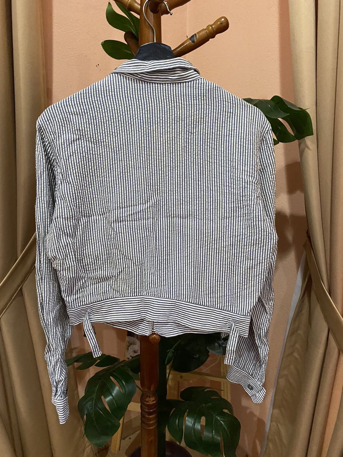 DKNY VINTAGE DKNY HICKORY CROP JACKET Size L / US 10 / IT 46 - 8 Thumbnail
