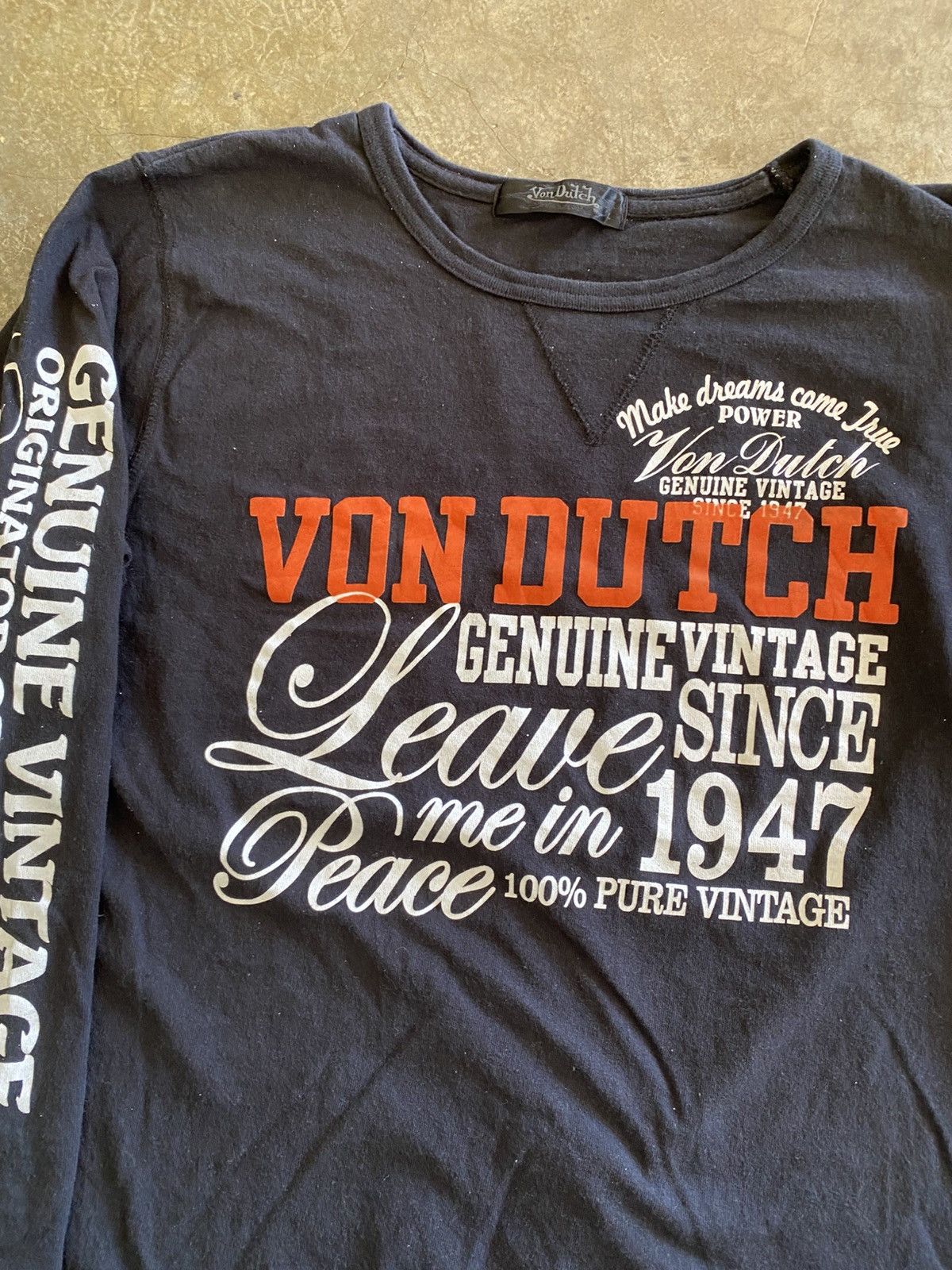 Von Dutch Von dutch genuine vintage long sleeve tees Size US S / EU 44-46 / 1 - 7 Thumbnail