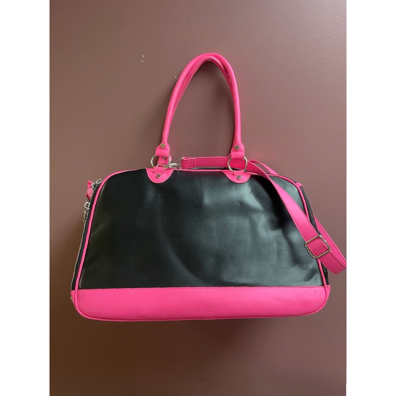 Dolls Kill Dolls Kill x Bratz Sparkle Addict Rhinestone Dog Carried Bag Crossbody Pink Womens Kid? Size ONE SIZE - 3 Thumbnail