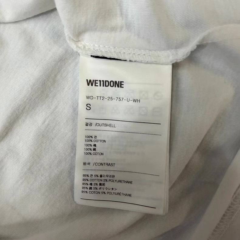 WE11DONE WE11DONE Black & White All-Over Print Long Sleeve Q10 Size US S / EU 44-46 / 1 - 2 Thumbnail